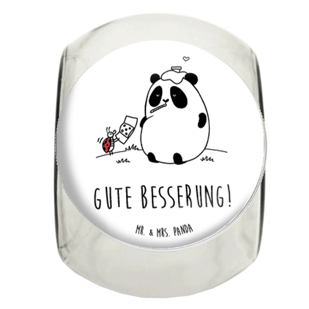 Bonbonglas Panda Gute Besserung Bonbonbehälter, mehrzweckglas, Süßigkeiten Glas, Naschdose, Frischhaltedose, küchenglas, Naschglas, Teedose, Vorratsglas, Vorratsdose Glas, gewürzglas, Glasdose, Vorratsbehälter, Aufbewahrungsdose, Müsli Glas, Bonboniere, schraubglas, Bonbonglas, Dekoglas, keksdose glas, keksglas, Süßigkeitenglas, Lebensmittelbehälter, lebensmittelbehälter glas, aufbewahrungsglas, Kaffeedose, glasbehälter, Candyglas, Vorratsdose
