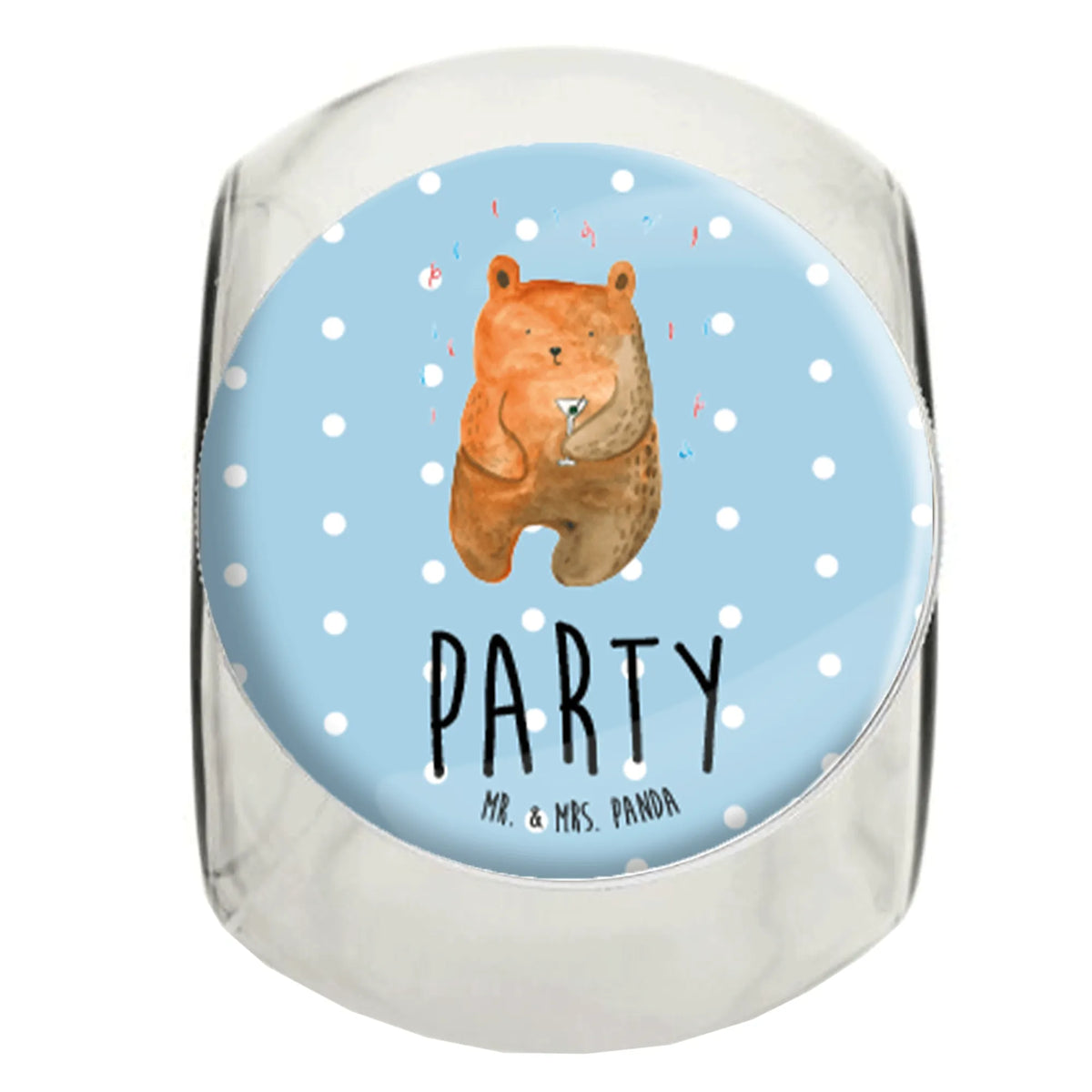 Bonbonglas Bär Party gewürzglas, küchenglas, Dekoglas, Naschglas, Lebensmittelbehälter, mehrzweckglas, Aufbewahrungsdose, Vorratsdose, Teedose, Candyglas, keksglas, Müsli Glas, aufbewahrungsglas, Bonbonglas, glasbehälter, Bonboniere, Frischhaltedose, Kaffeedose, Süßigkeitenglas, Vorratsglas, Glasdose, Vorratsbehälter, Vorratsdose Glas, schraubglas, Naschdose, lebensmittelbehälter glas, Bonbonbehälter, Süßigkeiten Glas, keksdose glas, Teddy, Bär, Teddybär, Mitbringsel, Abfeiern, Geschenk, Feiern, Party, Geburtstagsgeschenk, Gute Laune, Lustig, Geburtstag