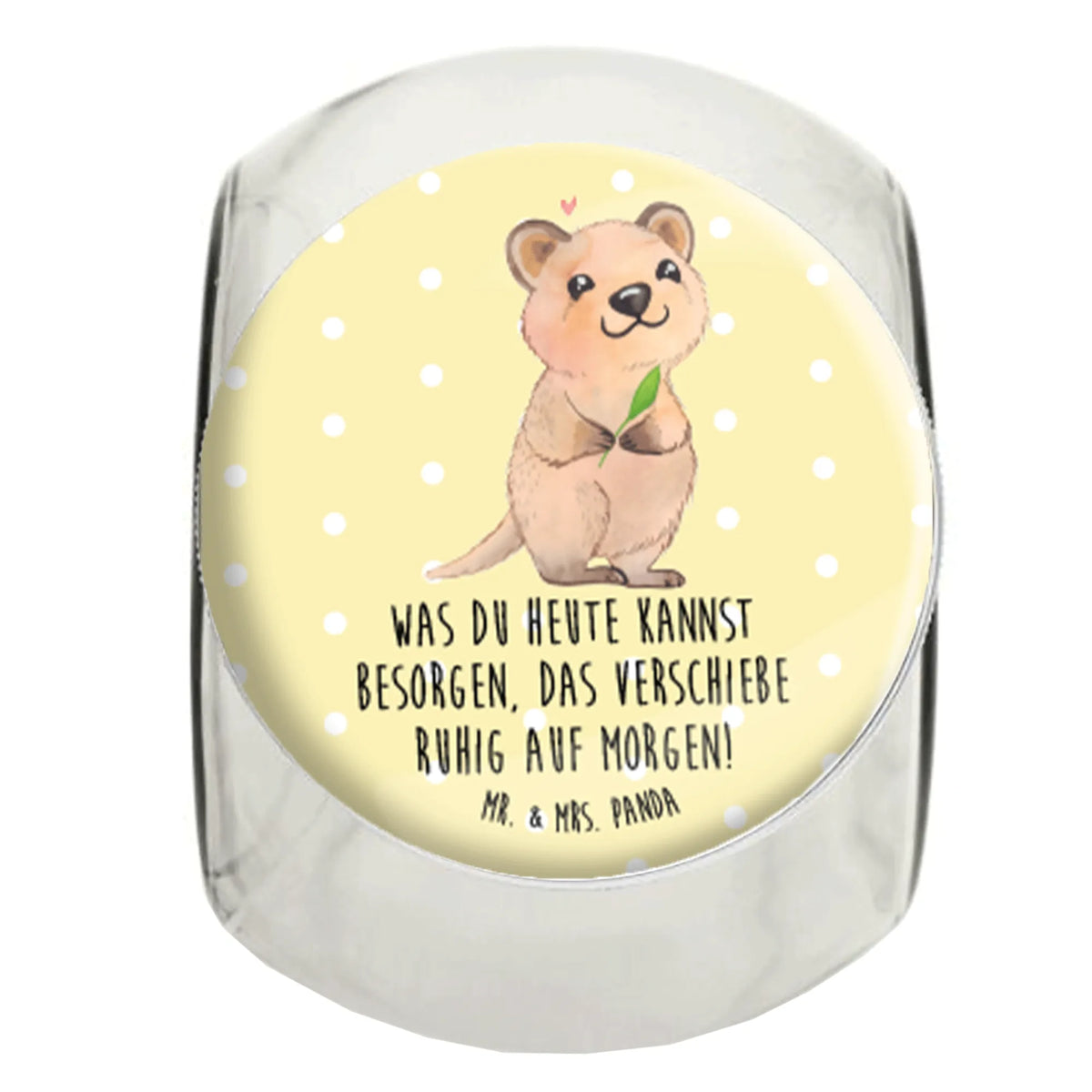 Bonbonglas Quokka Happy keksdose glas, keksglas, Frischhaltedose, Vorratsdose, Süßigkeitenglas, glasbehälter, Bonbonbehälter, Naschdose, Lebensmittelbehälter, Naschglas, Vorratsbehälter, Bonboniere, schraubglas, Glasdose, Bonbonglas, Vorratsdose Glas, gewürzglas, küchenglas, aufbewahrungsglas, Vorratsglas, Dekoglas, Kaffeedose, Aufbewahrungsdose, lebensmittelbehälter glas, Süßigkeiten Glas, Candyglas, mehrzweckglas, Teedose, Müsli Glas, Tiere, Gute Laune, Tiermotive, Lustige Sprüche, Niedliches Tier, Lustiger Spruch, Dinge Erledigen, Aufschieberitis, Quokka, Verschieben