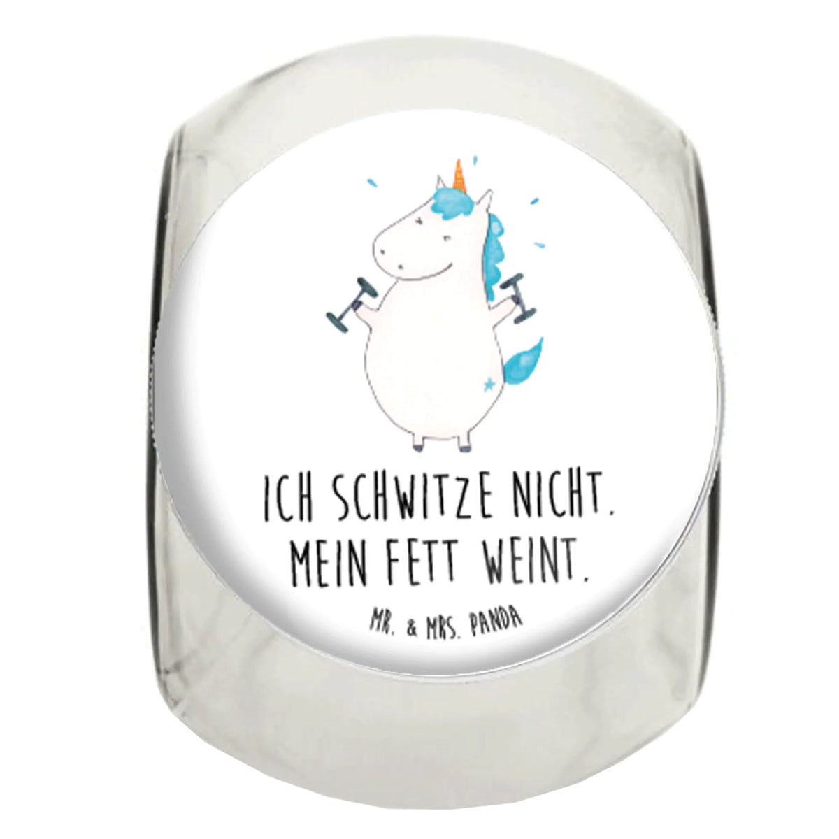 Bonbonglas Einhorn Fitness Süßigkeiten Glas, keksglas, Vorratsdose, Lebensmittelbehälter, Süßigkeitenglas, Müsli Glas, Aufbewahrungsdose, Dekoglas, Bonbonbehälter, Naschdose, aufbewahrungsglas, lebensmittelbehälter glas, Vorratsbehälter, mehrzweckglas, keksdose glas, glasbehälter, Frischhaltedose, Vorratsglas, Teedose, Naschglas, Vorratsdose Glas, Bonboniere, gewürzglas, schraubglas, Kaffeedose, Glasdose, Bonbonglas, küchenglas, Candyglas, Einhorn, Einhörner, Einhorn Deko, Unicorn, Sixpack, Diät, Geräte, Gym, Fitness, Sport, Abnehmen, Fitnessstudio, Pumpen