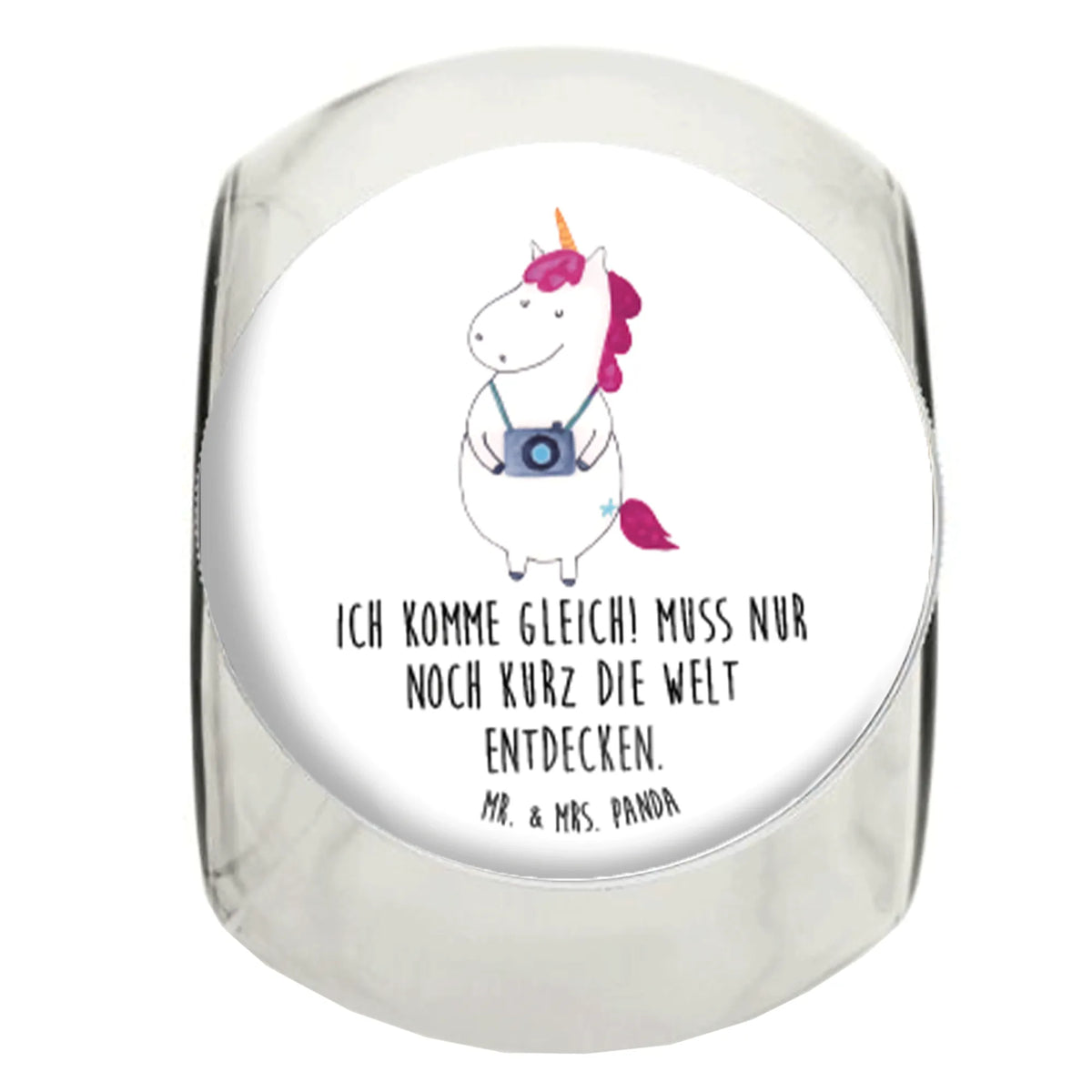 Bonbonglas Einhorn Fotograf Süßigkeiten Glas, glasbehälter, küchenglas, Vorratsdose, keksdose glas, Dekoglas, mehrzweckglas, Vorratsdose Glas, Teedose, Naschdose, Bonbonbehälter, aufbewahrungsglas, Bonbonglas, Bonboniere, Lebensmittelbehälter, schraubglas, Süßigkeitenglas, gewürzglas, Vorratsglas, lebensmittelbehälter glas, keksglas, Kaffeedose, Frischhaltedose, Candyglas, Glasdose, Naschglas, Müsli Glas, Vorratsbehälter, Aufbewahrungsdose, Einhorn, Einhörner, Einhorn Deko, Unicorn, Weltreise, Tourist, Städtereise, Urlaub, Reise, Kamera, Reisen, Fotografie, Fotograf, Kurztrip, Weltenbummler