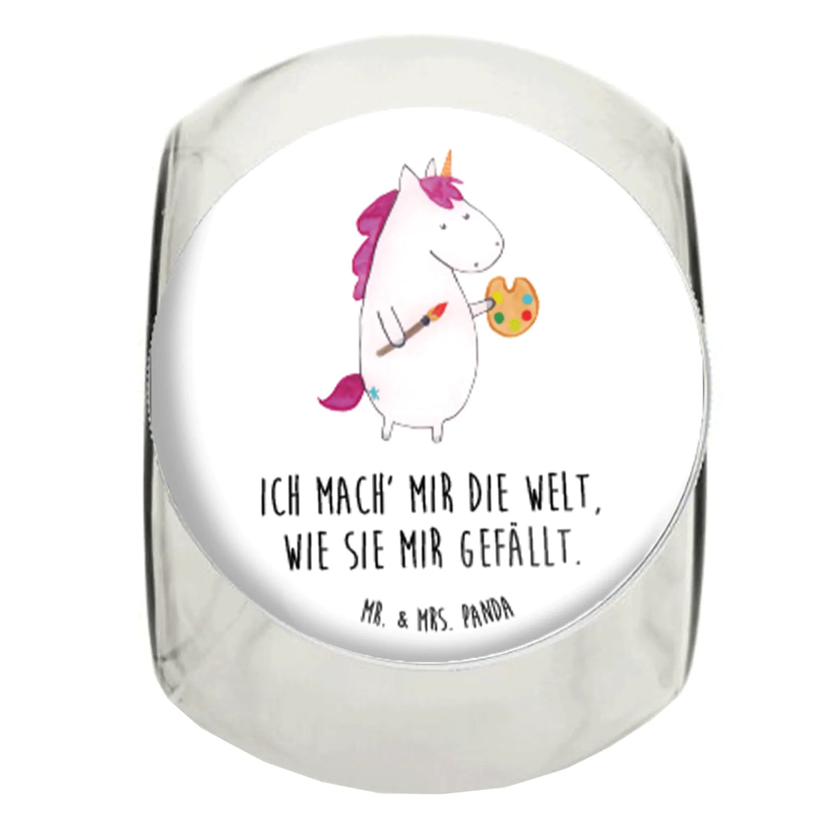 Bonbonglas Einhorn Künstler Naschdose, Kaffeedose, glasbehälter, Vorratsbehälter, Bonbonbehälter, Müsli Glas, keksglas, keksdose glas, Bonboniere, Dekoglas, Naschglas, Teedose, schraubglas, Frischhaltedose, Lebensmittelbehälter, Süßigkeiten Glas, aufbewahrungsglas, Vorratsdose, mehrzweckglas, Vorratsglas, Glasdose, Bonbonglas, Aufbewahrungsdose, gewürzglas, Vorratsdose Glas, Süßigkeitenglas, Candyglas, lebensmittelbehälter glas, küchenglas, Einhorn, Einhörner, Einhorn Deko, Unicorn, Stift, Artist, Malen, Geschenk, Zeichnen, Künstler, Englisch, Farbe, Pinsel, Maler, Welt