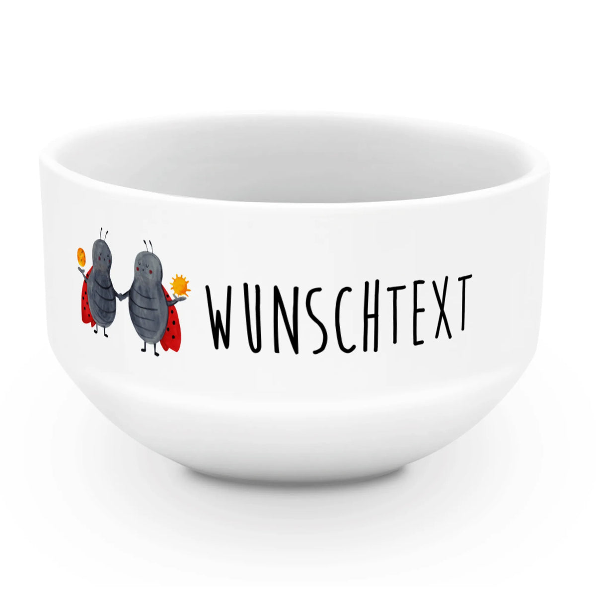 Personalized Muesli Bowl Star sign twin constellations, birthdays, astrology, date of birth, month of birth, birthday may, twin sister, twin brother, twin zodiac sign, gift june, gift may, twins, ladybird, twin gift, lucky beetle