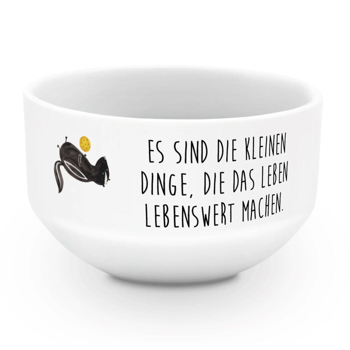 Müslischale Stinktier Ball suppenbowl, Müsli Schale, Porzellan Schale, Snackschale, suppenschale, porzellanschale, Porzellan Müslischale, snackschüssel, puddingschale, Müslischale, Obstschale, frühstücksschale, müslibowl, Design Müslischale, Motiv Müslischale, beilagenschale, Bowlschale, Müslischale Lustig, Design Schale, frühstücksbowl, Müslischüssel, reisschüssel, schale, salatschälchen, Müslischale Porzellan, Müslischale mit Spruch, beilagenschüssel, schöne Müslischale, Panda Müslischale, Dessertschüssel, dessertschale, Müsli Schüssel, Suppenschüssel, schälchen, reisschale, Schüssel, Frühstücksschüssel, porzellanschüssel, bunte Müslischale, bedruckte Müslischale, Schüsselchen, joghurtbowl, Stinktier, Skunk, Weisheit, Stinker, Raubtier, Wildtier, Stinki, Verspielt