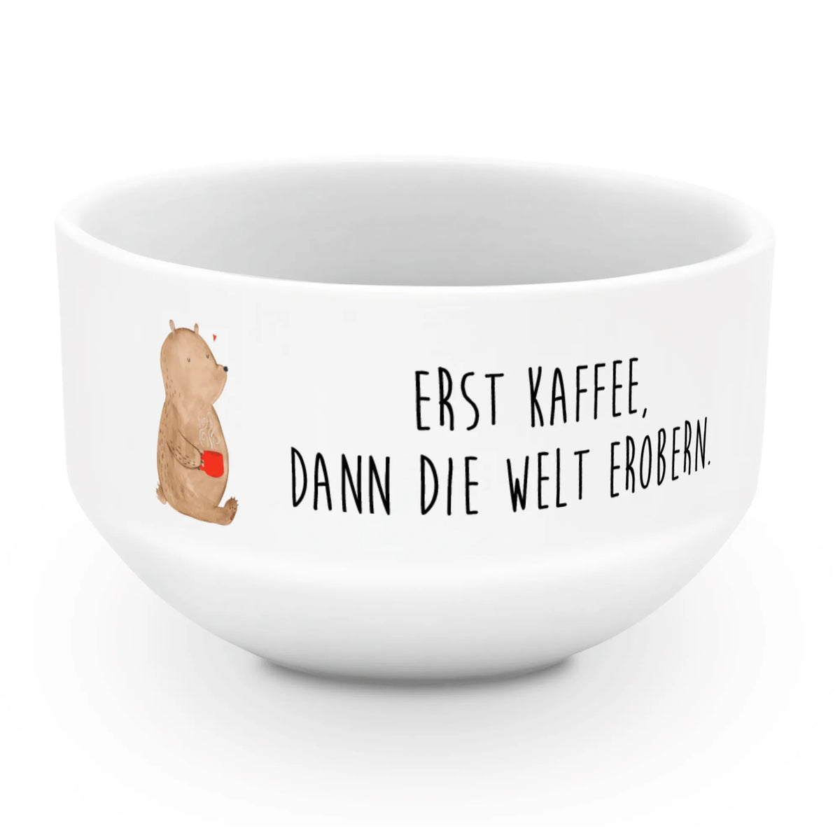 Muesli Bowl bear Coffee soup bowl, cereal dish, breakfast bowl, cereal bowl, dessert bowl, bowl, salad bowl, porcelain bowl, ceramic bowl, fruit bowl, snack bowl, bear, teddy, teddy bear, cuddly toy, morning routine, coffee, good morning, conquer the world, bears, save the world, motivation