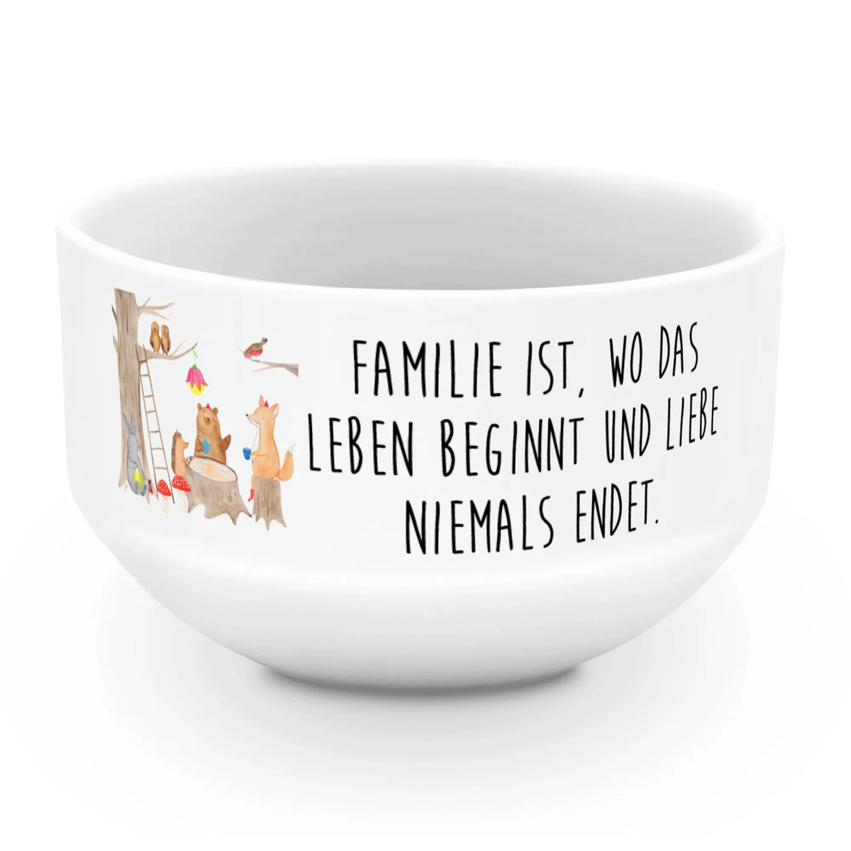 Muesli Bowl forest animals picnic cereal bowl, soup bowl, bowl, ceramic bowl, salad bowl, porcelain bowl, cereal dish, snack bowl, breakfast bowl, fruit bowl, dessert bowl, small animals, cute, funny, cute animal motives, hand drawn, small world, funny sayings, good mood, happy, gifts, gift ideas, special gifts, animal lover, card, forest, squirrel, mouse, forest animals, fox, picnic, hedgehog, hare