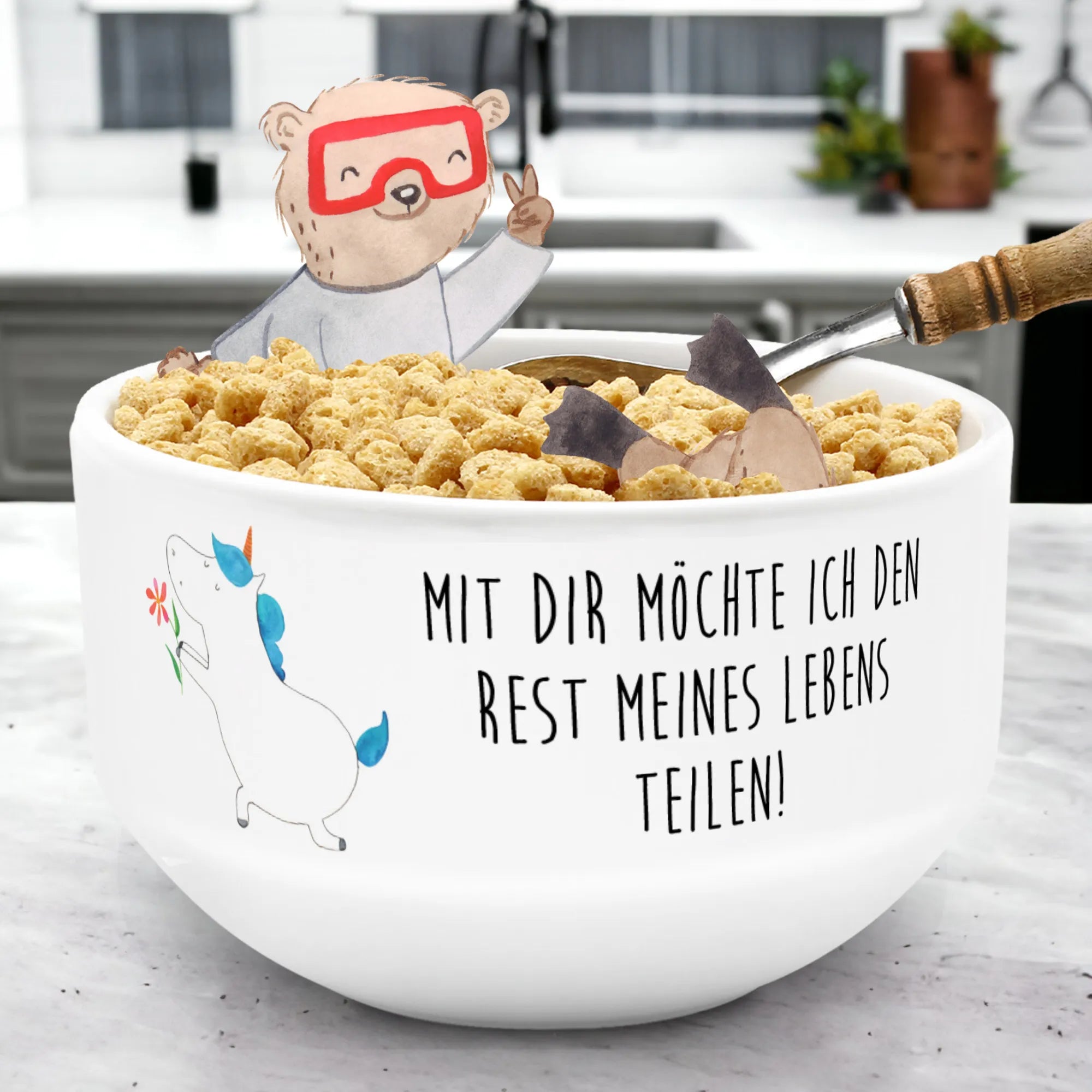 miska na musli jednorożec kwiat Jednorożec, jednorożce, dekoracje jednorożca, jednorożec