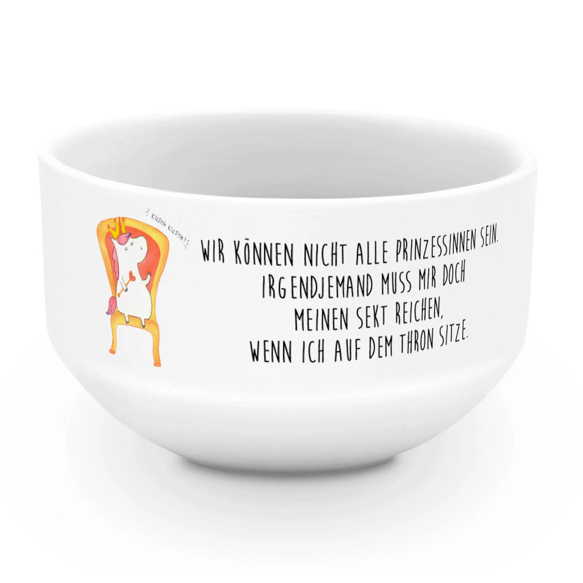 Muesli Bowl unicorn king salad bowl, bowl, cereal dish, soup bowl, ceramic bowl, snack bowl, fruit bowl, cereal bowl, dessert bowl, breakfast bowl, porcelain bowl, unicorn, unicorns, King, Chancellor, Emperor, Unicorn, Ruler, friend gift, Crown, President, Prosecco, Present friend, Princess