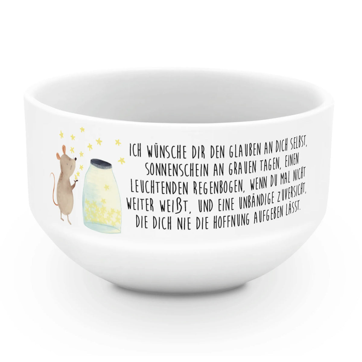 Muesli Bowl Mouse Stars salad bowl, snack bowl, ceramic bowl, breakfast bowl, cereal bowl, porcelain bowl, cereal dish, bowl, dessert bowl, soup bowl, fruit bowl, small animals, cute, funny, cute animal motives, hand drawn, small world, funny sayings, good mood, happy, gifts, gift ideas, special gifts, animal lover, card, baptism gift, wish, dreams, pregnancy, first child, child, Mouse, hope, stars, baptism, birth, child birthday, birthday