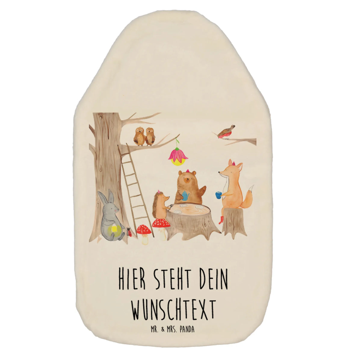 Personalisierte Wärmflasche Waldtiere Picknick Wärmflasche personalisierbar, Wärmflasche individualisiert, Individuelle Wärmflasche, Personalisierbare Wärmflasche, Personalisierte Bettflasche, Wärmekissen mit Namen, Personalisierte Wärmflasche, Bettflasche personalisiert, Wärmflasche personalisiert, Lustige Sprüche, Tiere, Tiermotive, Gute Laune, Waldtiere, Eichhörnchen, Fuchs, Picknick, Wald, Hase, Igel, Maus