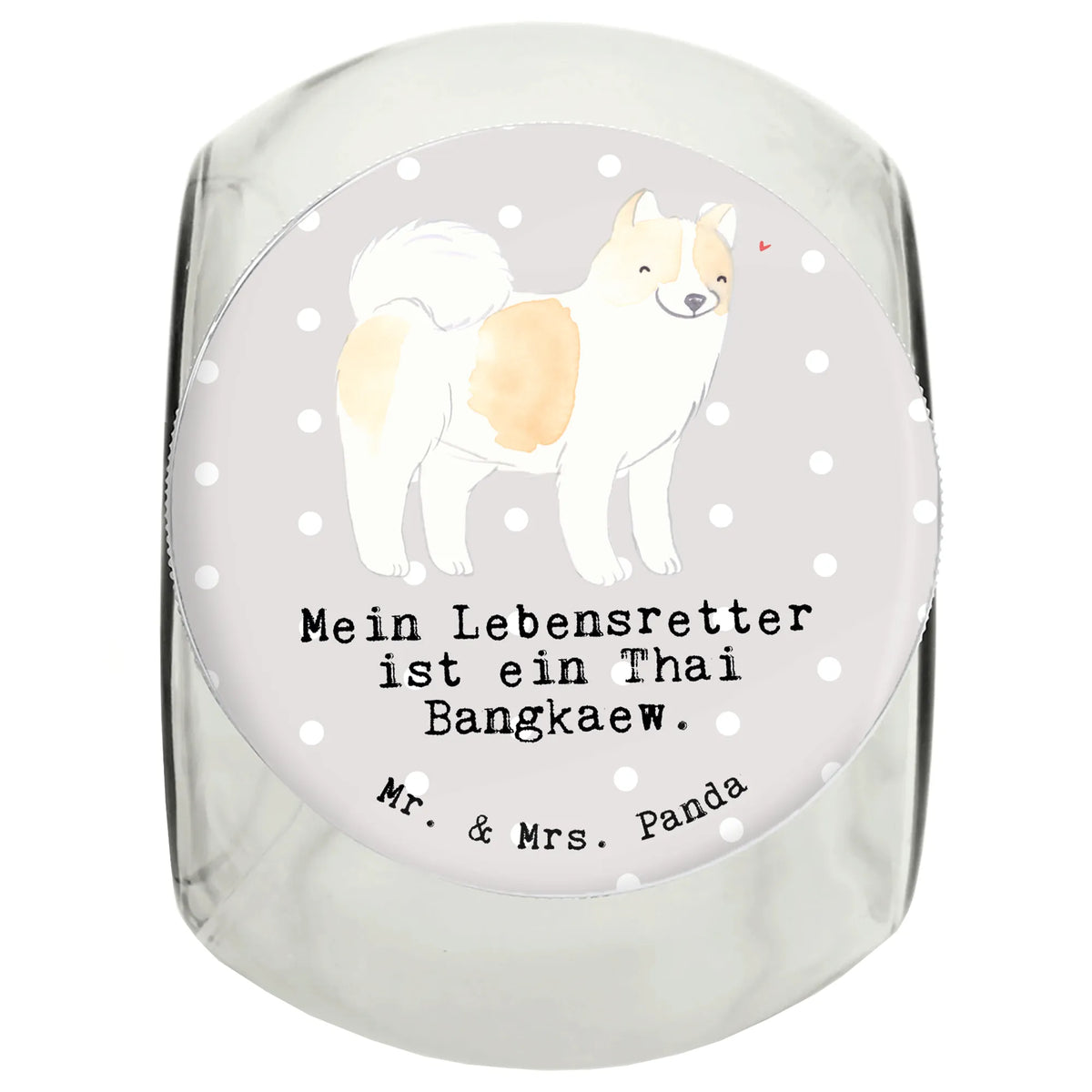 Leckerli Glas Thai Bangkaew Lebensretter aufbewahrungsglas, Vorratsbehälter, Tierfutterbehälter, Glasdose, Leckerli Glas, Vorratsglas, Katzenleckerli Glas, Futterdose, glasbehälter, Snackdose, Hundeleckerli Glas, Keksdose, Leckerli Dose, Leckerli Glas Katze, leckerlidose, Dose, schraubglas, Dekoglas, Leckerli Glas Hund, Bonbonglas, Aufbewahrungsdose, Hundeleckerlies Behälter, Hund, Welpe, Hunderasse, Tierfreund, Geschenk, Hundebesitzer, Schenken, Rassehund, Thai Bangkaew Dog