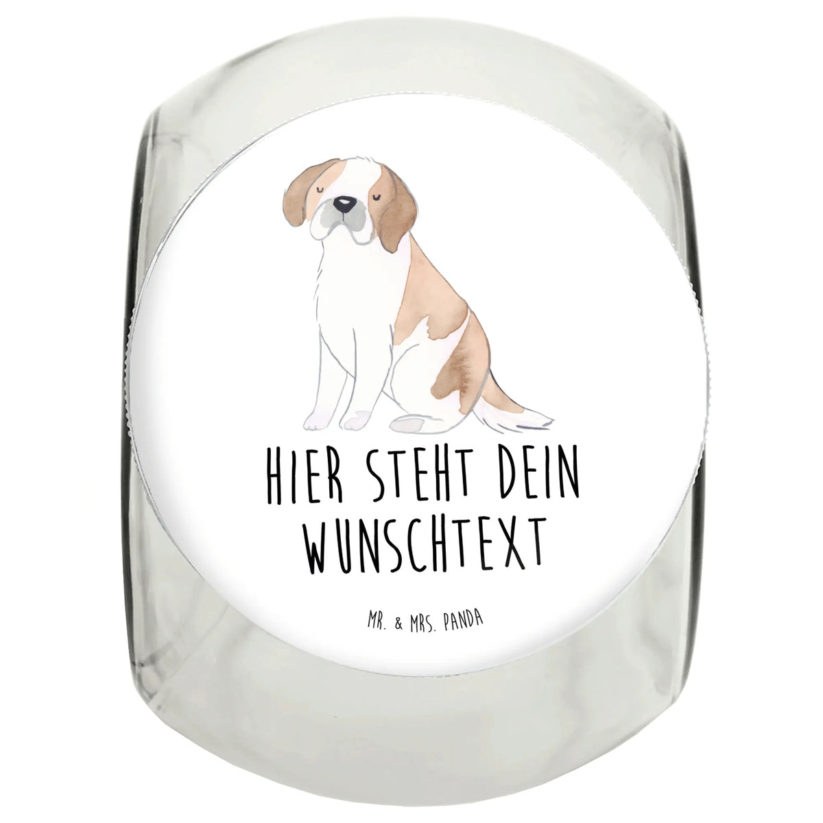 Personalisiertes Leckerli Glas Saint Bernard Lebensretter Leckerlidose personalisiert, Personalisierte Leckerlidose, Personalisiertes Leckerli Glas, Personalisierte Leckerli Dose, Leckerli Glas personalisiert, Personalisiertes Leckerliglas, Geschenk, Schenken, Hund, Hunderasse, Rassehund, Hundebesitzer, Tierfreund, Welpe, St. Bernhardshund, Saint Bernard Dog, Saint Bernard, Perro San Bernardo, Chien Du Saint-Bernard