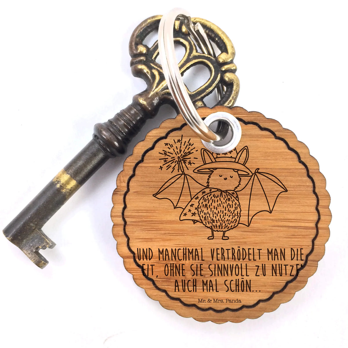 Rundwelle Schlüsselanhänger Fledermaus Zauberer Anhänger, Holz Schlüsselanhänger, Schlüsselanhänger Holz, anhänger für schlüssel, anhänger holz, anhänger schlüssel, Holzanhänger, Taschenbaumler, Taschenanhänger, Schlüsselanhänger, Lustige Sprüche, Tiere, Tiermotive, Gute Laune, Magier, Frauen, Zauberer, Fledermaus, Reinsteigern, Fledermäuse