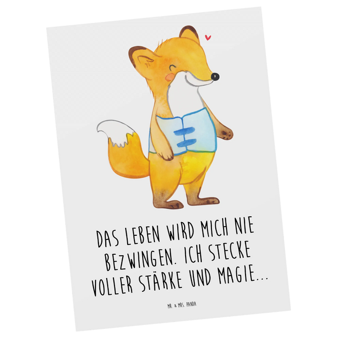 Postkarte Fuchs Orthopädisches Korsett