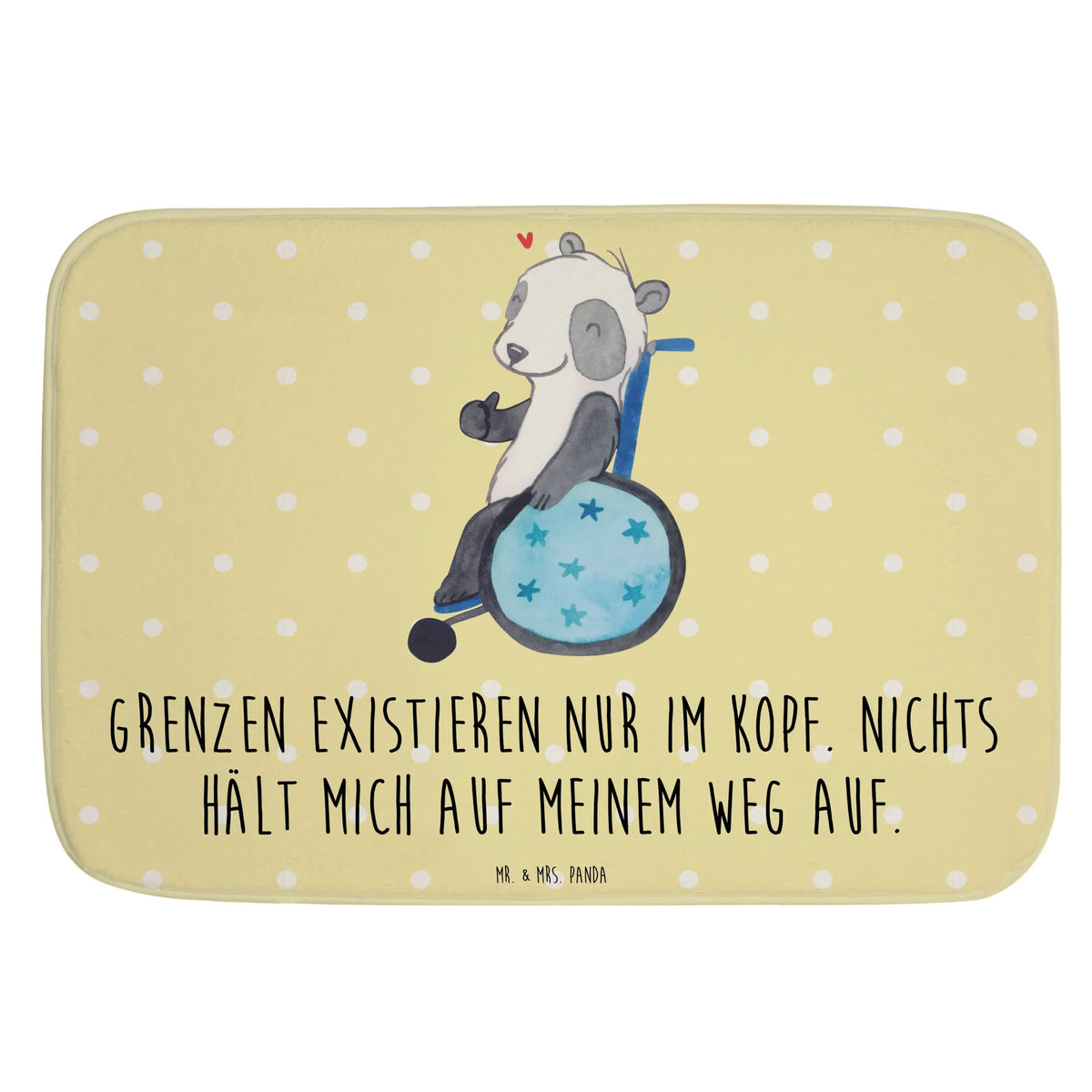 Bath mat Panda Wheelchair Shower mat, Bath mat, Bath rug, non-slip
