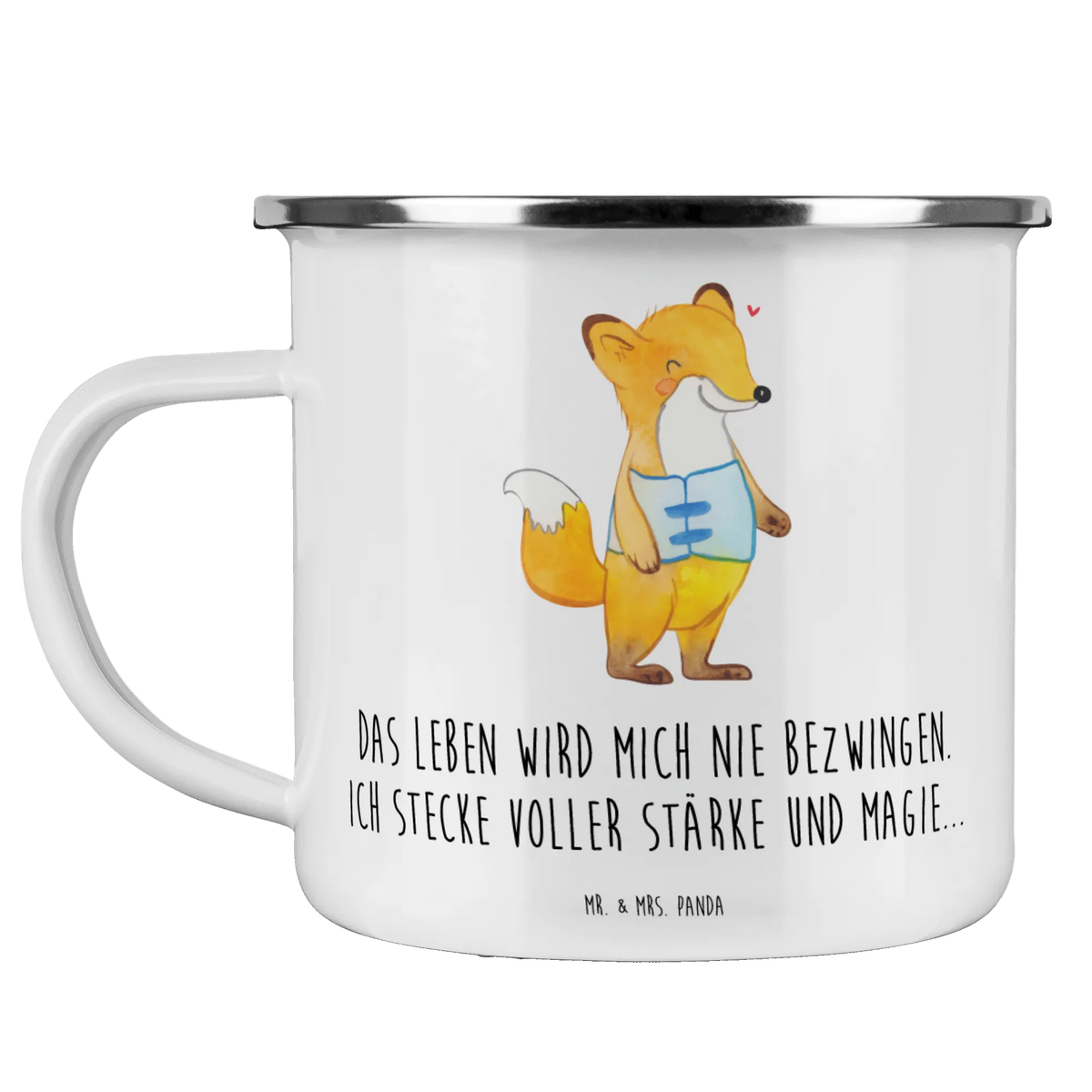 Camping Emaille Tasse Fuchs Orthopädisches Korsett Blechtasse, Campingbecher, blechbecher, Outdoor Tasse, Kaffeepott, Emaille Becher, Teebecher, Emailletasse, Emaille Tasse, Tasse Emaille, reisetasse, becher emaille, Haferl, Campingtasse, Motivtasse, Outdoor Becher, wandertasse, Pott, wanderbecher, outdoortasse, emaillebecher, Teetasse, Reisebecher, metallbecher