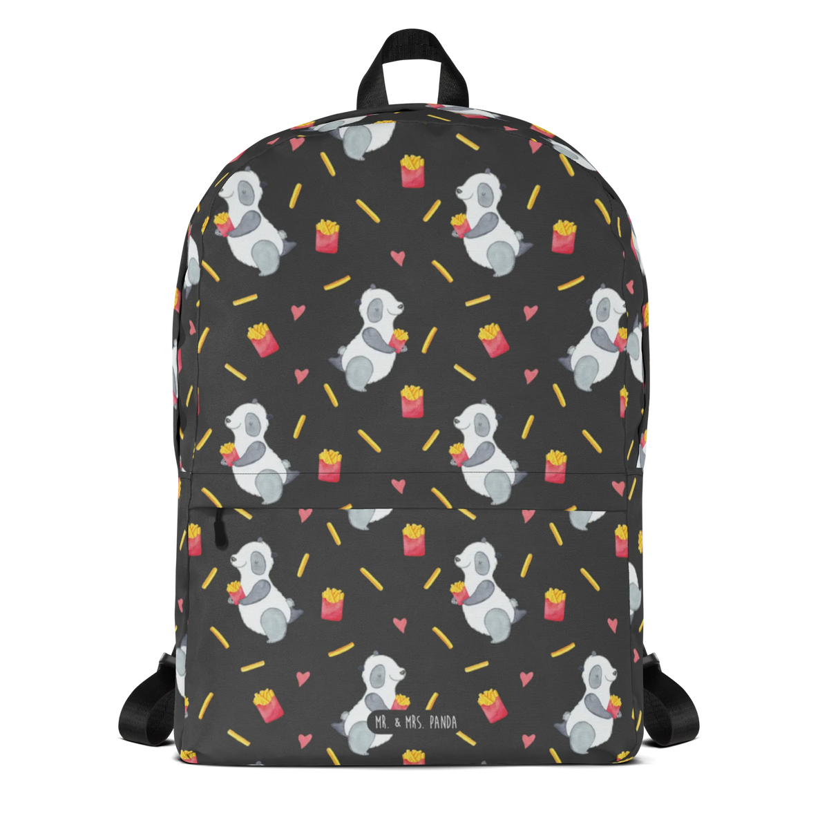 Backpack Panda Fries laptop backpack, school backpack for laptop, notebook backpack, durable backpack, waterproof backpack, school backpack, university backpack, weatherproof backpack, backpack for computer, backpack for notebook, travel backpack for laptop, everyday backpack, backpack, work backpack for laptop