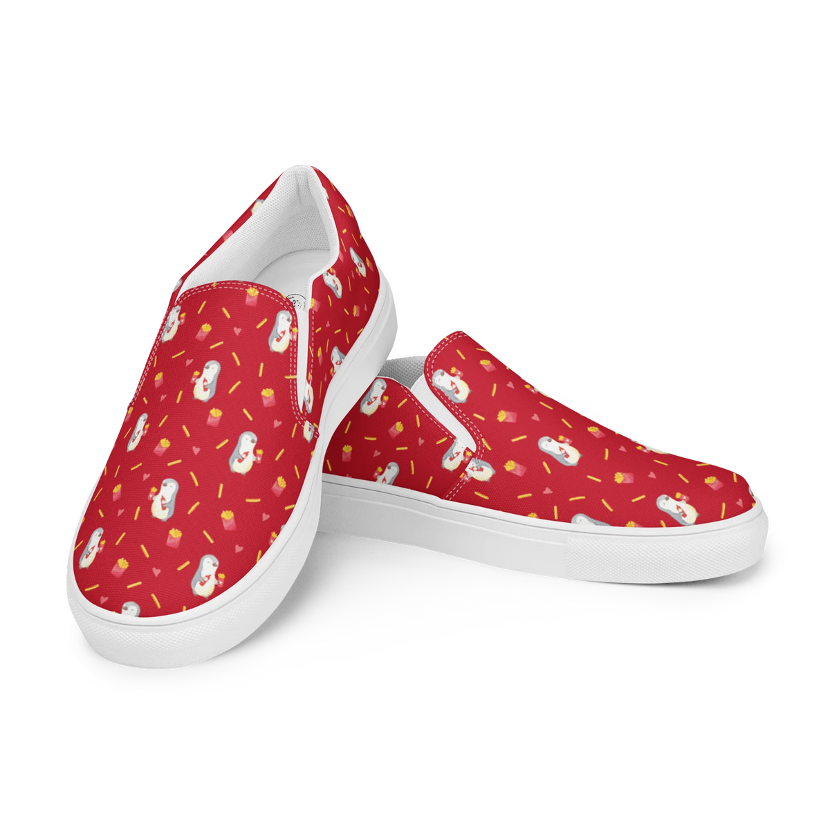 Damen Slipper Pinguin Pommes Muster Slip-ons, Canvas Espadrilles, Damenschuhe, Freizeitschuhe Damen, Slipper Für Damen, Damen Slipper, Freizeitschuhe, Halbschuhe Damen, Ballerinas Slipper, Slip-on Schuhe, Slip-On Schuhe Damen, Slipper Halbschuhe Damen, Espadrilles Slipper, Mokassins Damen, Damen Halbschuhe, Halbschuhe, Loafer, Slipper Damen, Schlupfschuhe, Loafer Damen, Slip-On Damen, Damenslipper, Mokassins, Slipper, Canvas Schuhe, Espadrilles, Liebesgeschenk, Ehefrau, Verlobung, Ehemann, Partner, Liebe, Hocheitstag, Heiratsantrag, Freundin, Heiraten, Jahrestag, Freund, für Männer, Liebesbeweis, Mitbringsel, Valentinstag, für Ehemann, Geschenk für Freundin, Geschenk für Partner, Hochzeitstag, Geschenk für Frauen