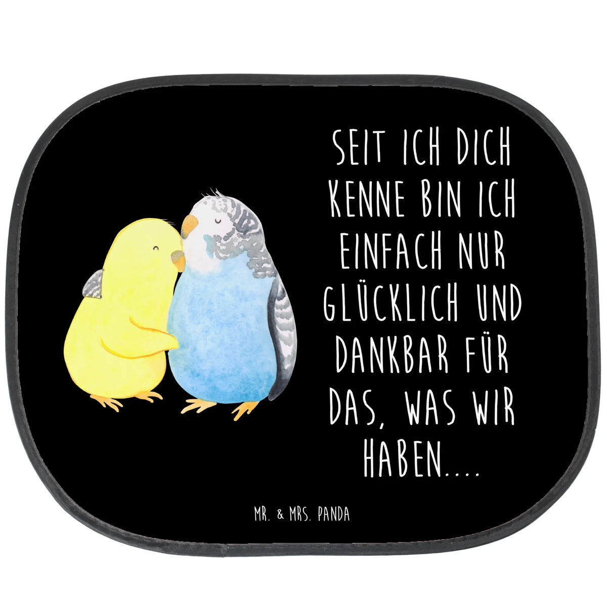 Sonnenschutz Auto Wellensittich Liebe