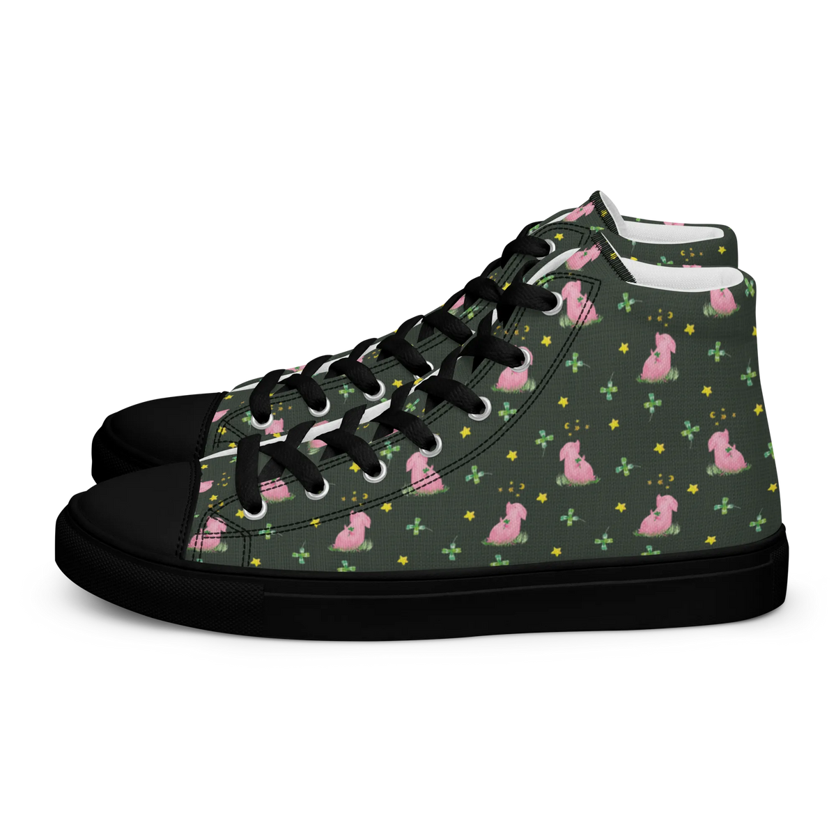 Damen Sneaker Black Edition Schwein Glück Muster Sneakers Schwarz, Damen Schwarze Sneaker, Schwarze Sneaker, Schwarzer Sneaker Damen, Schwarzer Sportschuh Damen, Schwarze Sneakers Damen, Schwarze Sneaker Damen, Sportschuhe Damen Schwarz, Sneaker Schwarz Damen, Sneaker Damen Schwarz, Turnschuhe Schwarz, Turnschuhe Damen Schwarz, Schwarze Sneakers für Damen, Tiere, Lustige Sprüche, Tiermotive, Gute Laune, Schwein, Ziele, Schweinchen, Träume, Glücksschwein. Glück, Sernchen, Motivation, Sterne, Glücksbringer