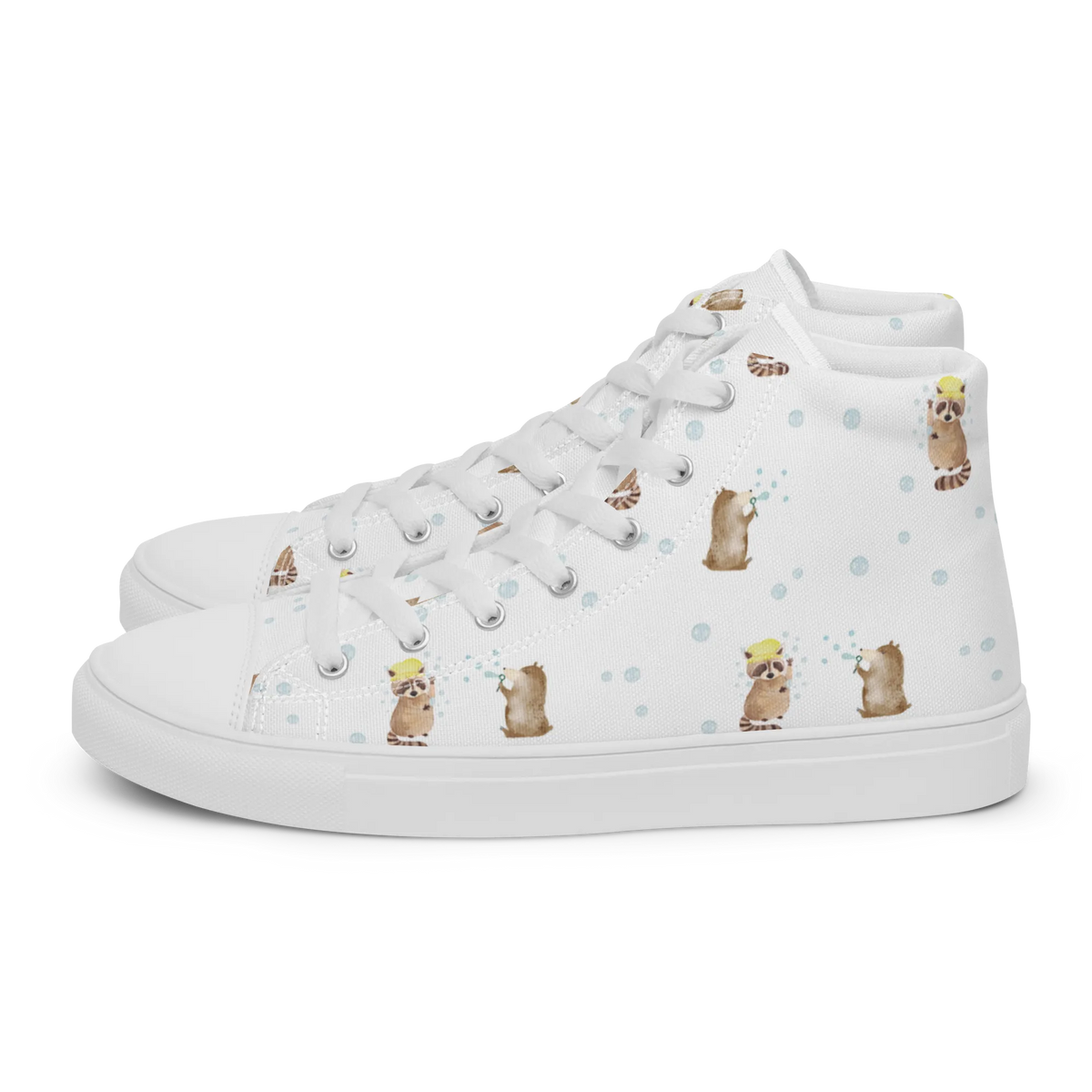 Damen Sneaker Waschbär Muster Damen Halbschuhe, Damen Sneaker, Halbschuhe, Schuhe Damen Sneaker, Stoffschuhe Damen, High-Top Sneaker, Damenschuhe, Sneaker High, Retro Sneaker, Damensneaker, Freizeitschuhe, Stoffsneaker, Turnschuhe Damen, Damen Schnürschuhe, Sneaker Damen, Stoffschuhe, Damen Turnschuhe, Damen Freizeitschuhe, Schnürschuhe, Hohe Sneaker, Sportschuhe Damen, Leinenschuhe, Damen Sportschuhe, Damen Leinenschuhe, Stoffsneaker Damen, Retro Schuhe, Schnürer, Tiere, Lustige Sprüche, Tiermotive, Gute Laune, Fröhlich, Seifenblasen, Waschbär, Waschen, Plan, Tagträumen