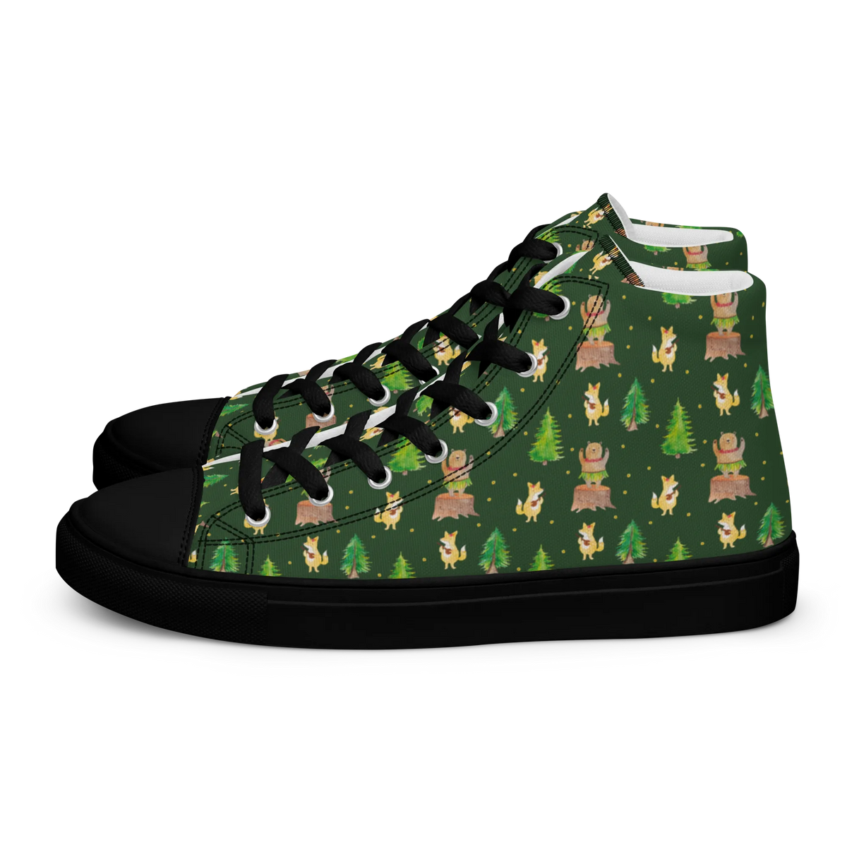 Damen Sneaker Black Edition Waldtiere Aloha Muster Turnschuhe Schwarz, Sneaker Damen Schwarz, Schwarze Sneaker, Sneaker Schwarz Damen, Sneakers Schwarz, Sportschuhe Damen Schwarz, Turnschuhe Damen Schwarz, Schwarze Sneakers Damen, Schwarze Sneaker Damen, Damen Schwarze Sneaker, Schwarze Sneakers für Damen, Schwarzer Sneaker Damen, Schwarzer Sportschuh Damen, Tiere, Lustige Sprüche, Tiermotive, Gute Laune, Waldtiere, Aloha, Leben, Lachen, Hase, Bär, Wald, Tanzen, Igel, Musik