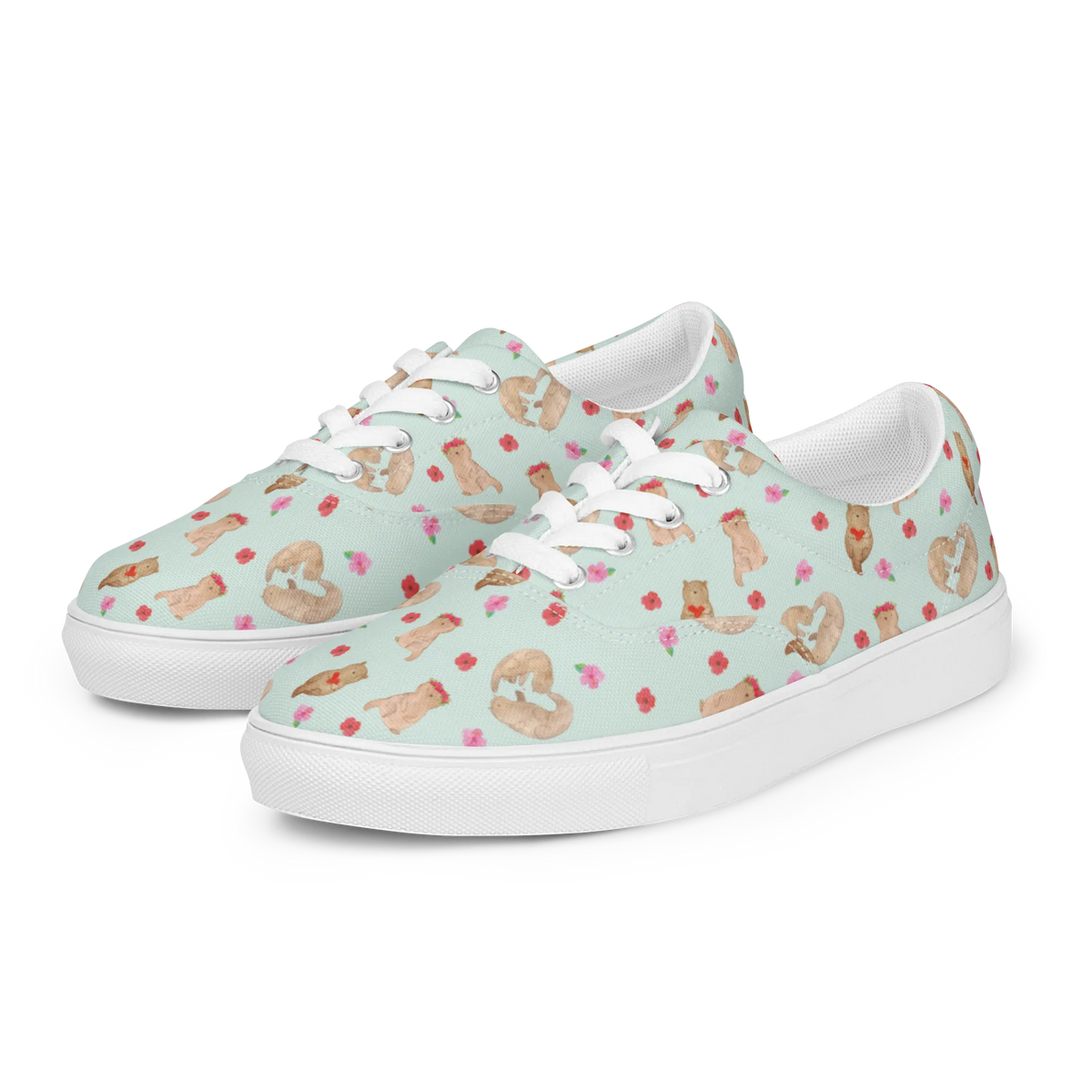 Damen Stoffschuhe Otter Herz Muster Stoffschuhe Damen, Stoff-Sneaker, Canvas Schuhe, Stoffturnschuhe, Sportschuhe, Leinenschuhe, Stoffschuh, Schnürer, Damensneaker, Stoffschuhe, Schnürschuhe, Freizeitschuhe, Canvasschuhe, Halbschuhe, Sneaker Damen, Segeltuchschuhe, Turnschuhe Damen, Stoffsneaker, Damenschuhe, Leinensneaker, Damen Halbschuhe, Canvas-Sneaker, Freizeitschuh, Seeotter, Otter, Fischotter, Liebe, Liebesbeweis, Gemeinsames Leben, Hochzeitstag, Herz, Jahrestag, Liebesgeschenk, Bessere Hälfte, Love You, Verlobung