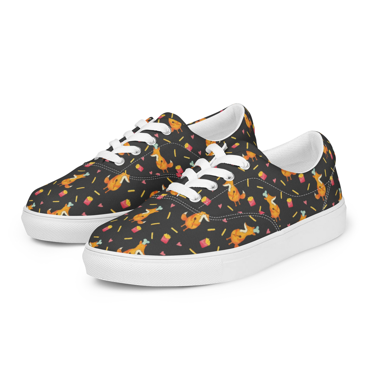 Damen Stoffschuhe Fuchs Pommes Muster Stoffsneaker, Canvasschuhe, Damensneaker, Damen Halbschuhe, Freizeitschuh, Freizeitschuhe, Leinenschuhe, Halbschuhe, Canvas-Sneaker, Stoffschuhe, Stoff-Sneaker, Canvas Schuhe, Sneaker Damen, Schnürer, Schnürschuhe, Sportschuhe, Turnschuhe Damen, Stoffschuhe Damen, Stoffschuh, Damenschuhe, Leinensneaker, Stoffturnschuhe, Segeltuchschuhe, Fuchs Muster, Pommes Muster, Pommes, Fuchs, Pomes Frites