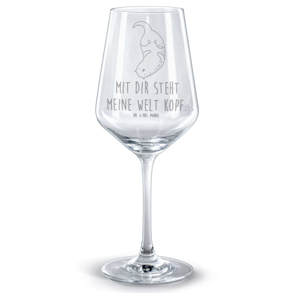 Rotwein Glas Otter Kopfüber Rotweinkelch, Rotweinglas mit Gravur, Weinglas Für Rotwein, weinglas graviert, Rotwein Glas, Rotwein Weinglas, glas für rotwein, Bordeauxglas, Kelch, Burgunderglas, glaskelch, graviertes Weinglas, Weinglas, wein glas, Glas Rotwein, Otter, Fischotter, Seeotter, Otter Seeotter See Otter