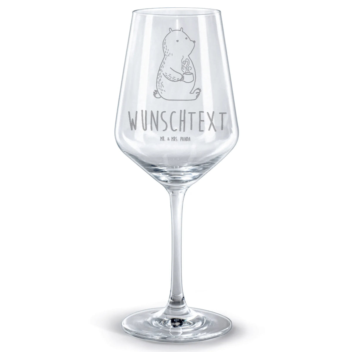 Personalisiertes Rotwein Glas Bär Kaffee Weinglas Mit Gravur, Rotweinglas mit Gravur, Personalisiertes Rotweinglas, Rotweinglas Mit Wunschtext, Personalisiertes Weinglas, Weinglas mit Spruch, Weinglas individuell graviert, weinglas graviert, Rotweinglas Mit Namen, Weinglas mit Namen, Weinglas personalisiert, Weinglas mit Namensgravur, Teddy, Bär, Teddybär, Motivation, Coffee, Kaffee, Bären, Morgenroutine, Welt Retten, Welt Erobern, Guten Morgen
