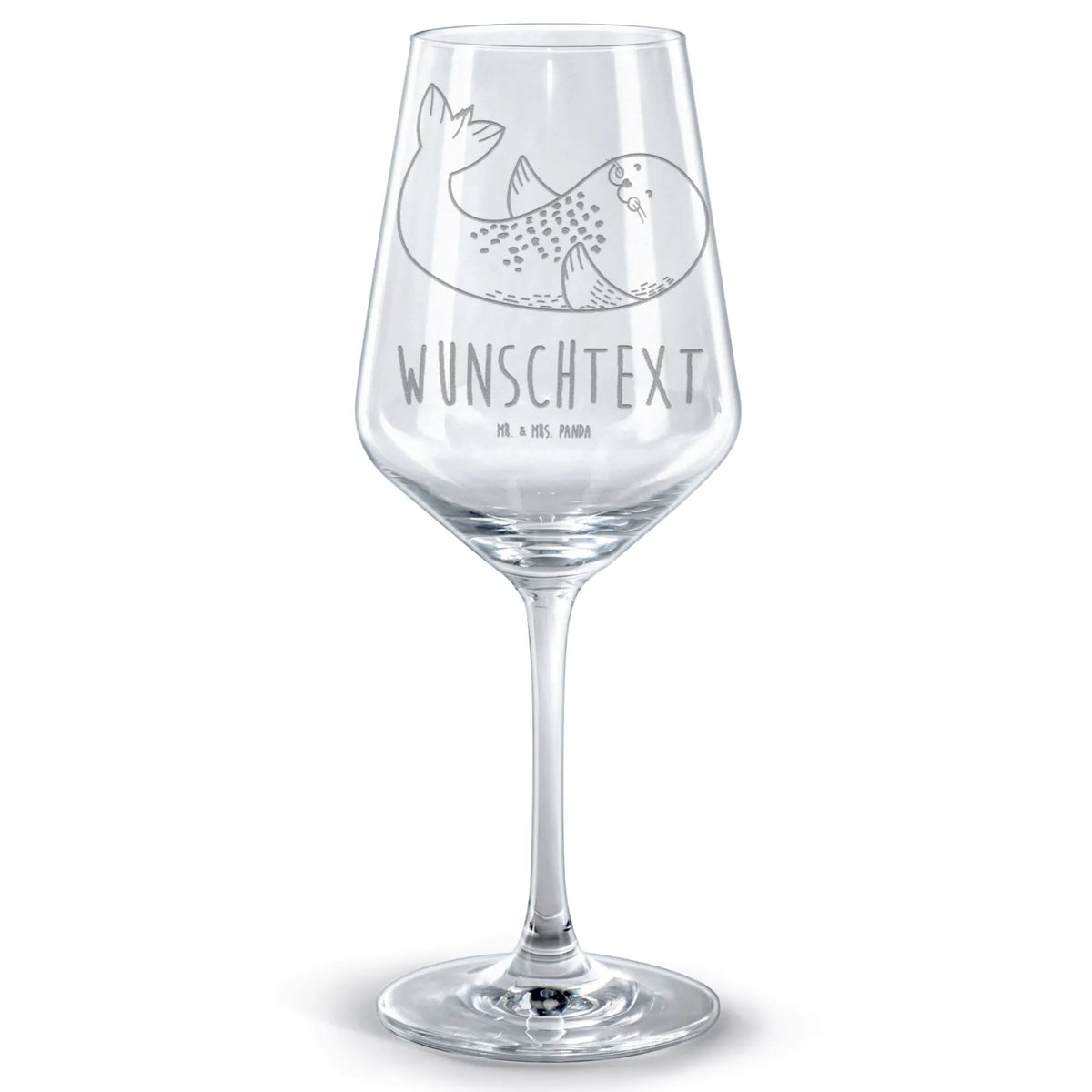 Personalisiertes Rotwein Glas Robbe Liegen Weinglas personalisiert, Personalisiertes Weinglas, Rotweinglas Mit Wunschtext, Weinglas Mit Gravur, Rotweinglas mit Gravur, Rotweinglas Mit Namen, Personalisiertes Rotweinglas, Weinglas mit Namen, Weinglas individuell graviert, weinglas graviert, Weinglas mit Spruch, Weinglas mit Namensgravur, Lustige Sprüche, Tiere, Tiermotive, Gute Laune, Freude, Robbe, Strand, Ostsee, Nordsee, Seehund, Lachen, Meerestier, Robben