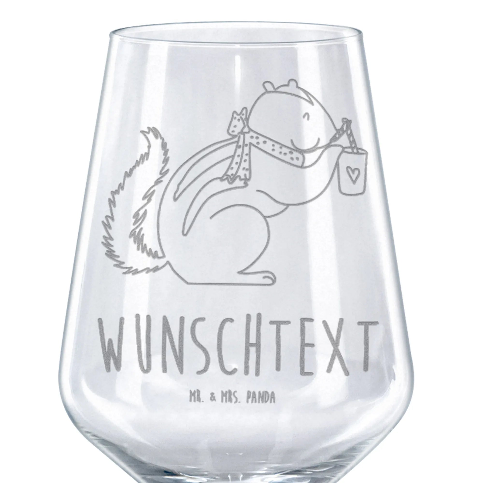 Personalized Red Wine Glass Squirrel smoothies small animals, cute, funny, cute animal motives, hand drawn, small world, funny sayings, good mood, happy, gifts, gift ideas, special gifts, animal lover, card, chipmunks, weight loss, diet, squirrels, Green smoothies