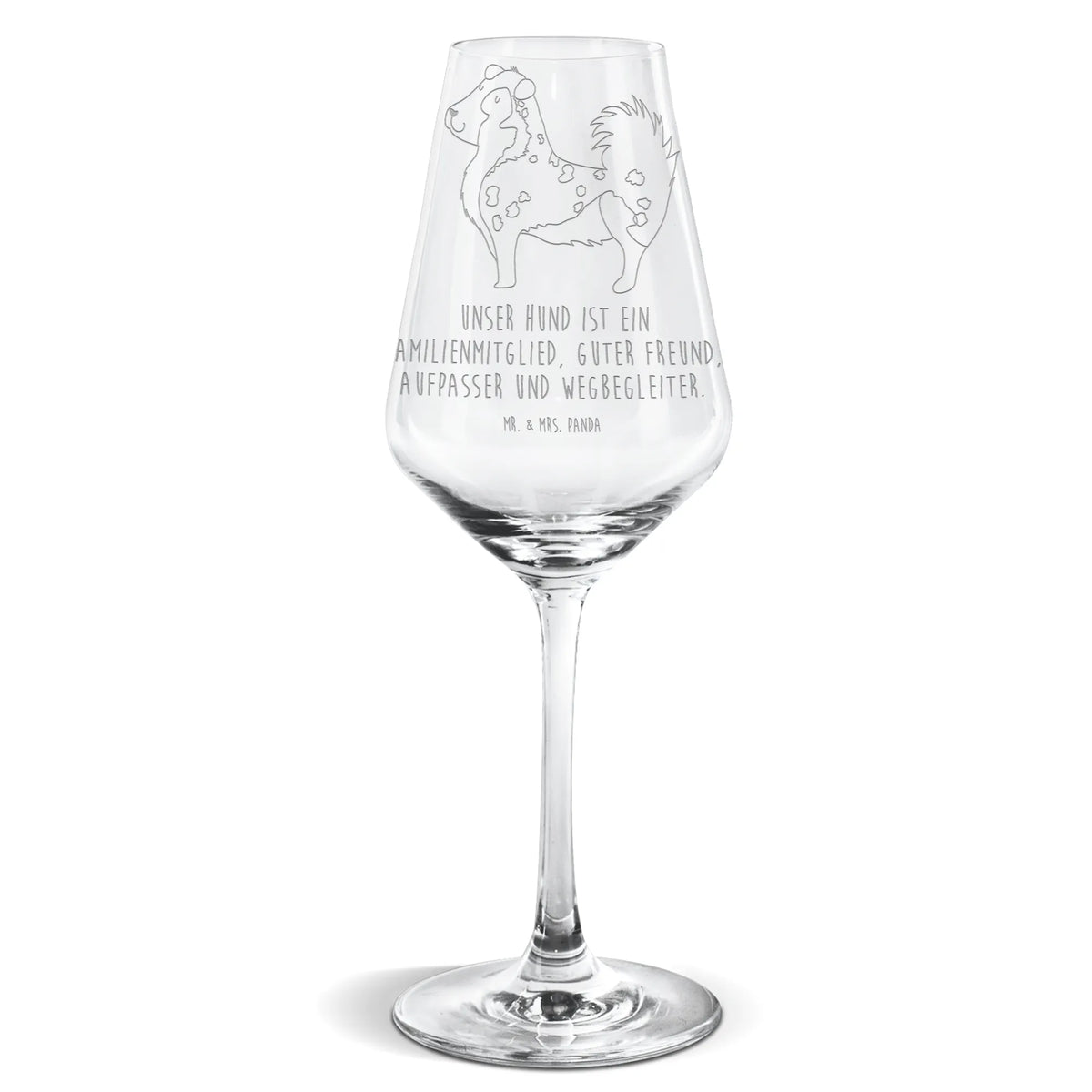Weißwein Glas Hund Australien Shepherd Weißwein Kelch, wein glas, Weißweinkelch, Weinglas, Weißwein Glas, Weinglas Für Weißwein, Mr. & Mrs. Panda Weinglas, Panda Weinglas, Hund, Hunderasse, Hundebesitzer, Hundemotiv, Haustier, Tierliebhaber, Sprüche, Shepherd, Spruch, Familienhund, Hundeliebe, Australien Shepherd