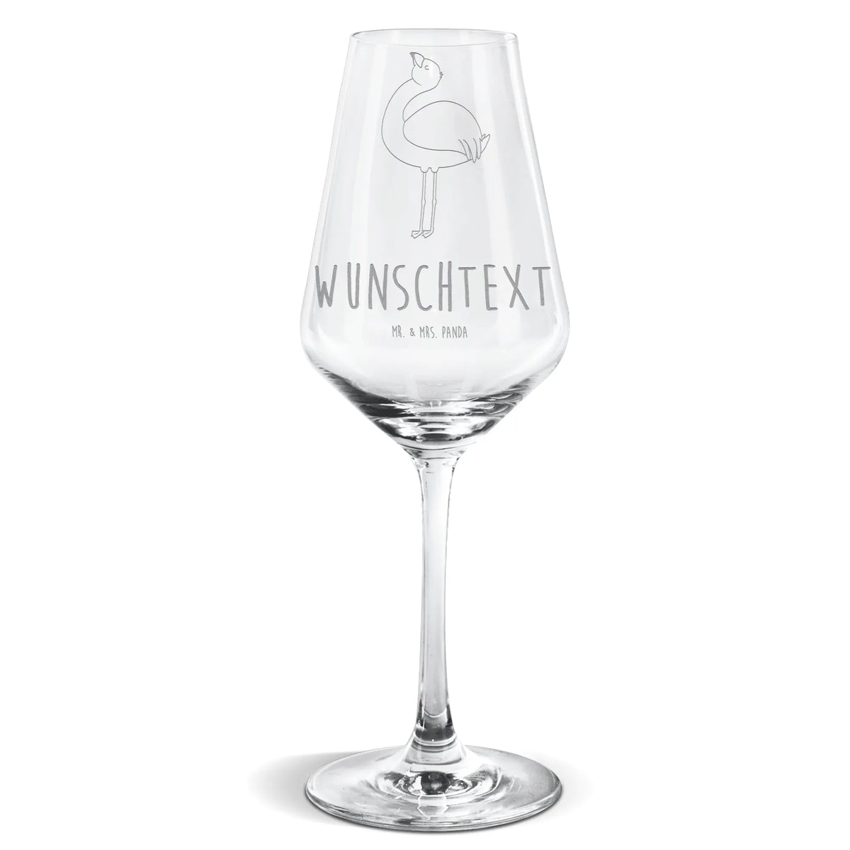 Personalized White Wine Glass flamingo Proud Flamingo, pink, pink bird, bird of paradise, red, flamingo decoration, gift pink, gifts, gift idea, children, adults, girls, flamingo fans, summer, vacation, sea, unusual gifts in pink, pink gifts, girls gifts, small gifts, Caribbean feeling, funny sayings, mom, self-love, sister, daughter, joy, self-acceptance, friend, proud, best friend