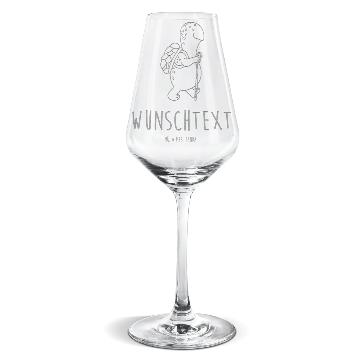 Personalized White Wine Glass tortoise walker turtle, tortoise, reptile, ancient creature, cute, sweet, gift, gift ideas, birthday gift, illustrated, funny, turtle gift items, funny turtle gifts, pet turtles, mom, best friend, sister or daughter, turtle lover, new beginning, turtles, motivational slogan, motivation