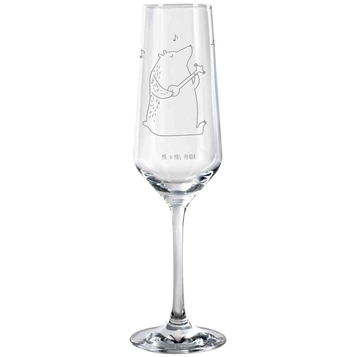 Sektglas Bär Gitarre Sektglas mit Gravur, Geschenkglas, graviertes sektglas, Champagnerglas, Glas, dekorglas, Flute Glas, Sektglas, Sektglas graviert, Sektkelch, Trinkglas, Schaumweinglas, Kelchglas, Sektflöte, Proseccoglas, Teddy, Bär, Teddybär
