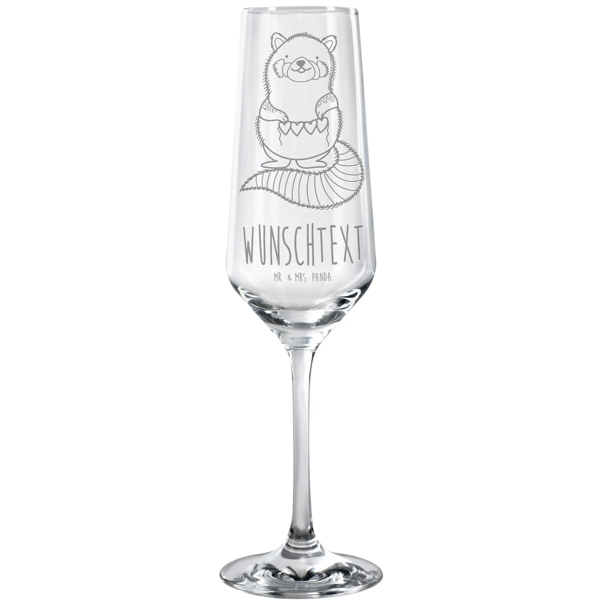 Personalisiertes Sektglas Roter Panda Sektglas mit Gravur, Champagnerglas Mit Namensgravur, Sektglas gravieren lassen, Champagnerglas Gravur, personalisiertes Sektglas, Sektglas Mit Namen, Personalisiertes Champagnerglas, Sektglas personalisiert, Sektglas personalisieren, Champagnerglas mit Gravur, graviertes sektglas, Design-Sektglas Mit Gravur, Dekoratives Sektglas Mit Wunschnamen, Lustige Sprüche, Tiere, Tiermotive, Gute Laune, Liebe, Panda, Lieblingsmensch, Liebling, Rot, Herz