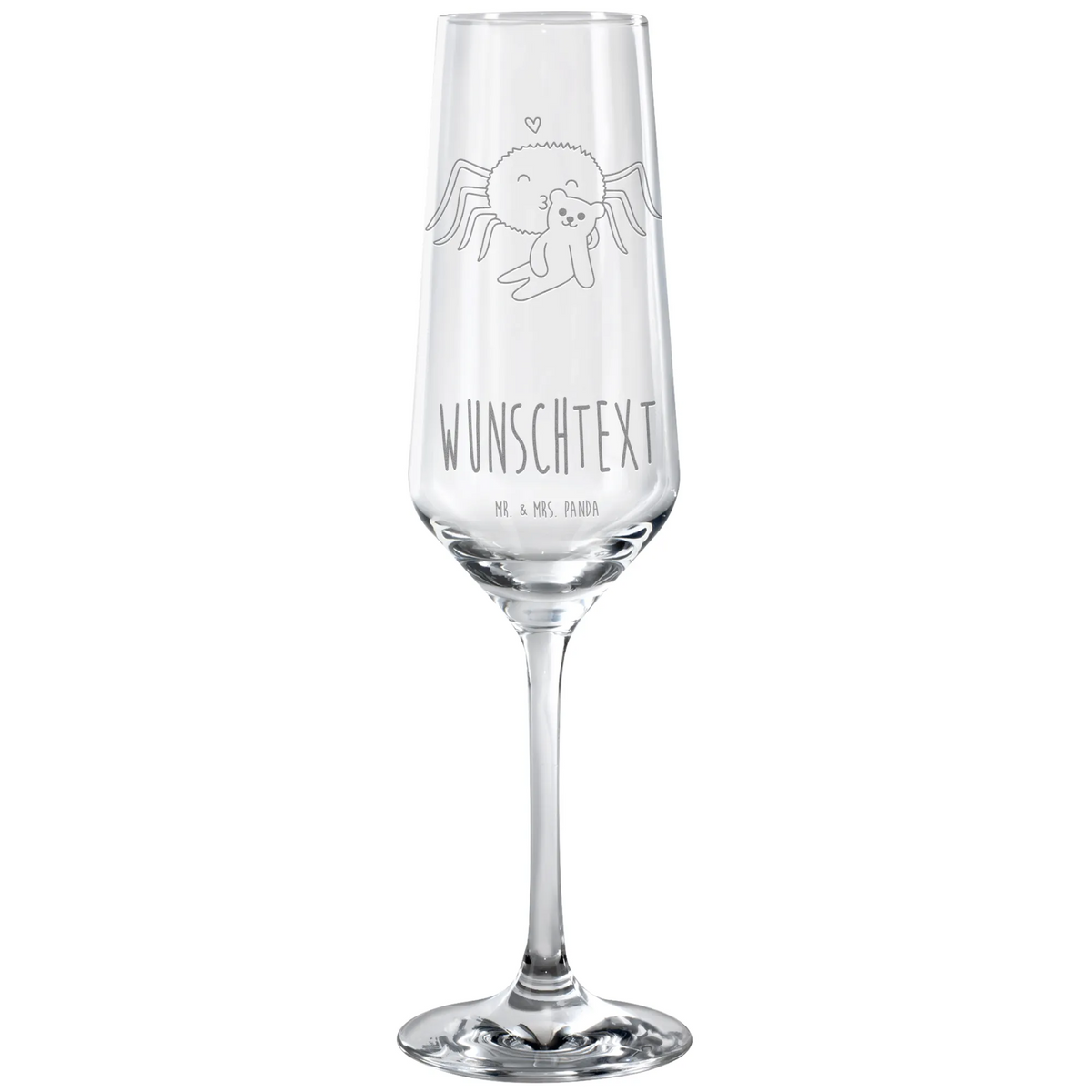 Personalisiertes Sektglas Spinne Agathe Teddy Sektglas gravieren lassen, Dekoratives Sektglas Mit Wunschnamen, Design-Sektglas Mit Gravur, graviertes sektglas, Sektglas Mit Namen, Champagnerglas Gravur, Sektglas personalisiert, Sektglas mit Gravur, Champagnerglas Mit Namensgravur, Personalisiertes Champagnerglas, Sektglas personalisieren, personalisiertes Sektglas, Champagnerglas mit Gravur, Spinne Agathe, Spinne, Agathe, Videos, Merchandise, Liebesbeweis, Treue, Liebesgeschenk, Freundschaft, Miteinander, Teddy, Dankeschön, Verliebt