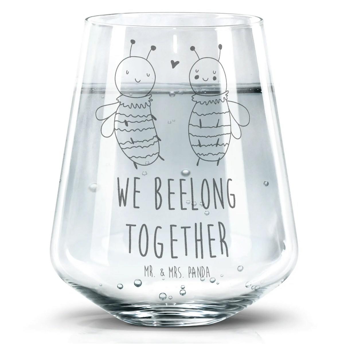 Drinking glass bee In love wasp, bumblebee