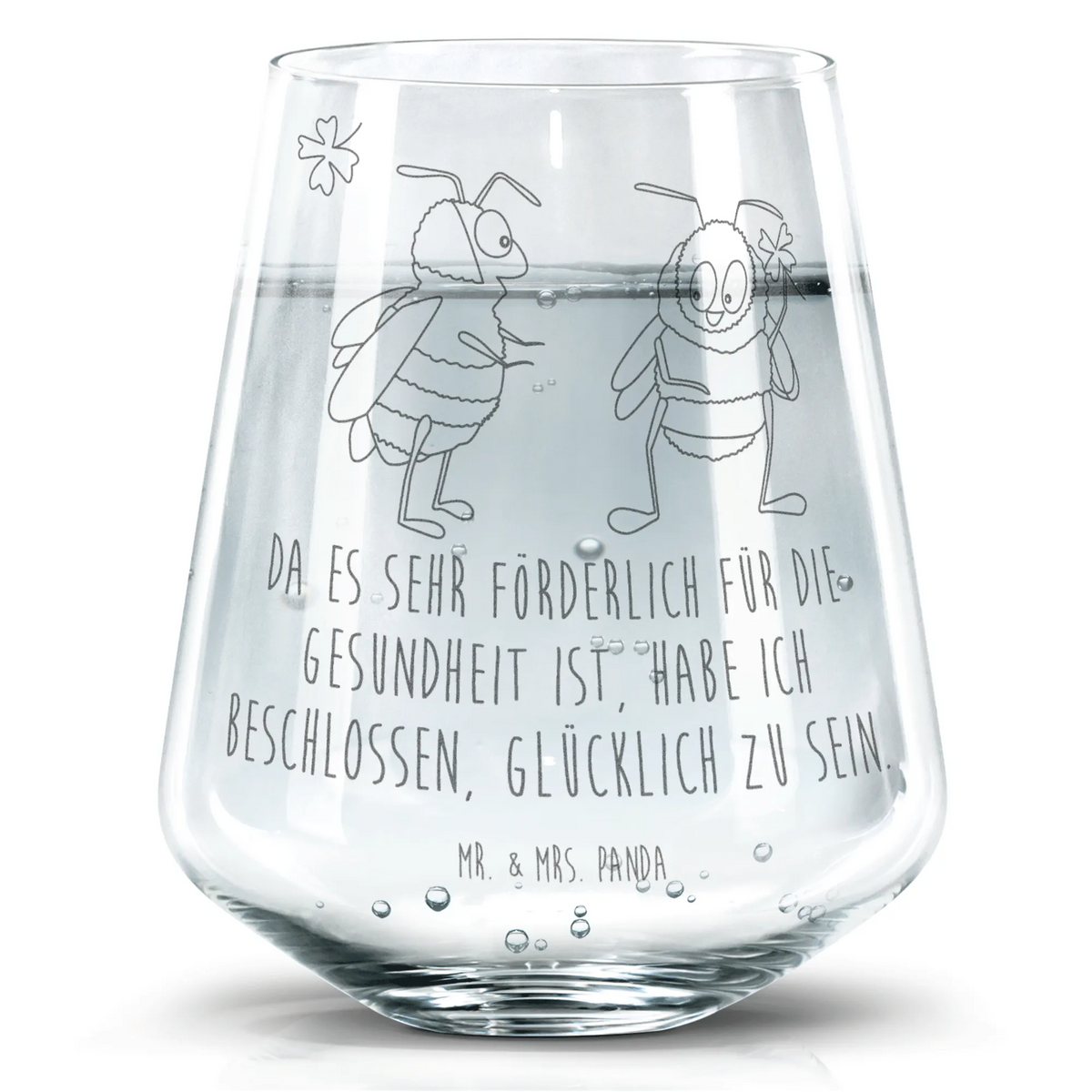 Trinkglas Hummeln Kleeblatt getränkebecher, Trinkgefäß, Dekoglas, Tumbler Glas, Becherglas, Limonadenglas, Allzweckglas, Trinkglas, Panda Glas, Wasserglas, Glas, Geschenkglas, Saftglas, Glasbecher, Wasserbecher, Designglas, Lustige Sprüche, Tiere, Tiermotive, Gute Laune, Biene Deko, Biene, glücklich sein, Spruch schön, Hummel, glücklich Werden, Spruch Positiv, Spruch Fröhlich