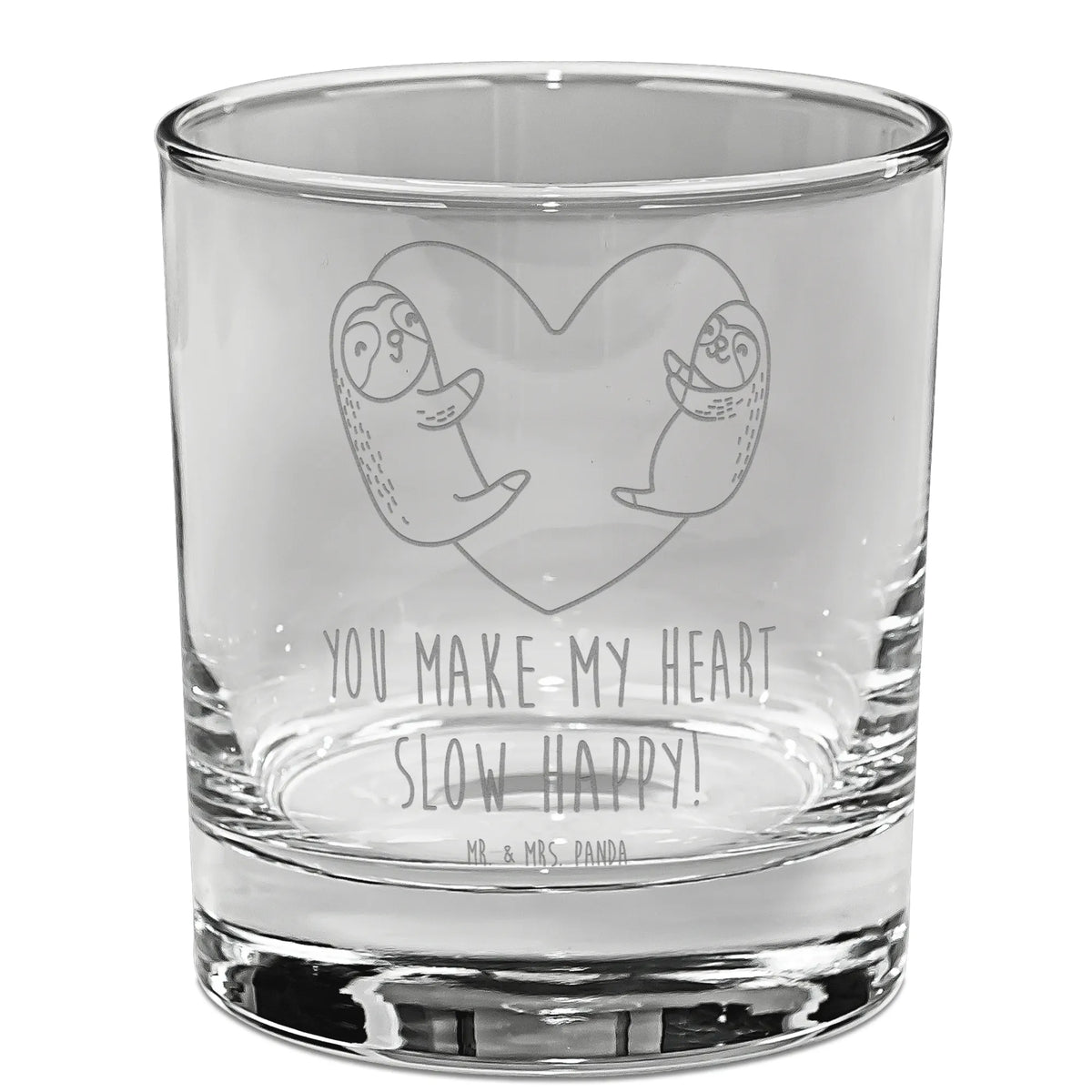 Szklanka do whisky leniwce Serce Miłość, przyjaciel, przyjaciółka, mąż, żona, wesele, zaręczyny, prośba o rękę, prezent miłosny, rocznica, dzień ślubu