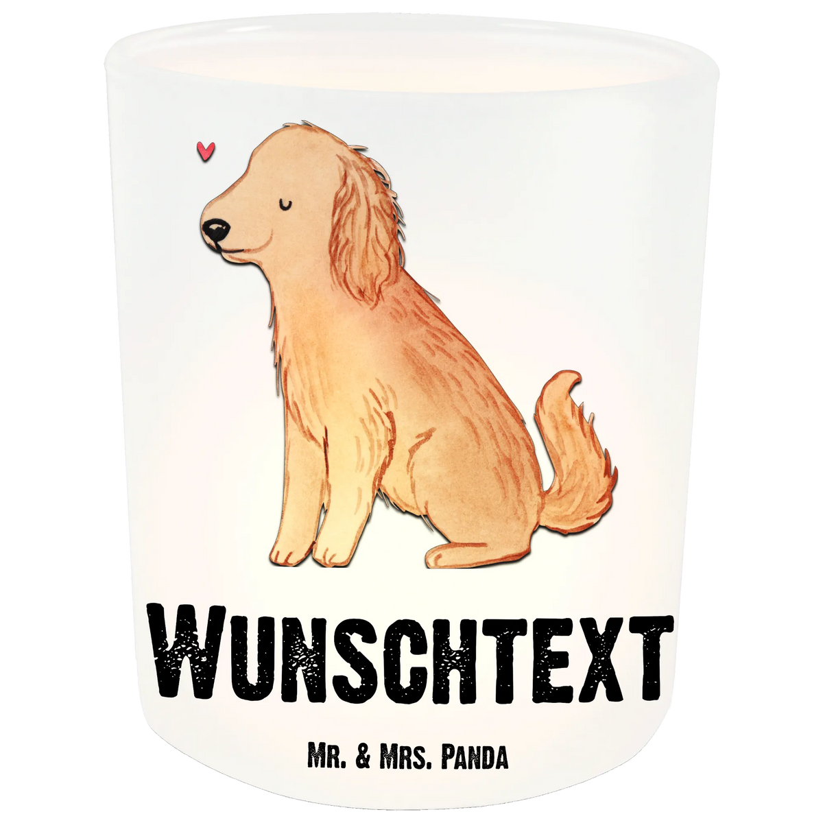 Personalised lantern Cocker Spaniel Lifesaver Dog, dog breed, purebred dog, dog owner, gift, animal lover, giving, puppy