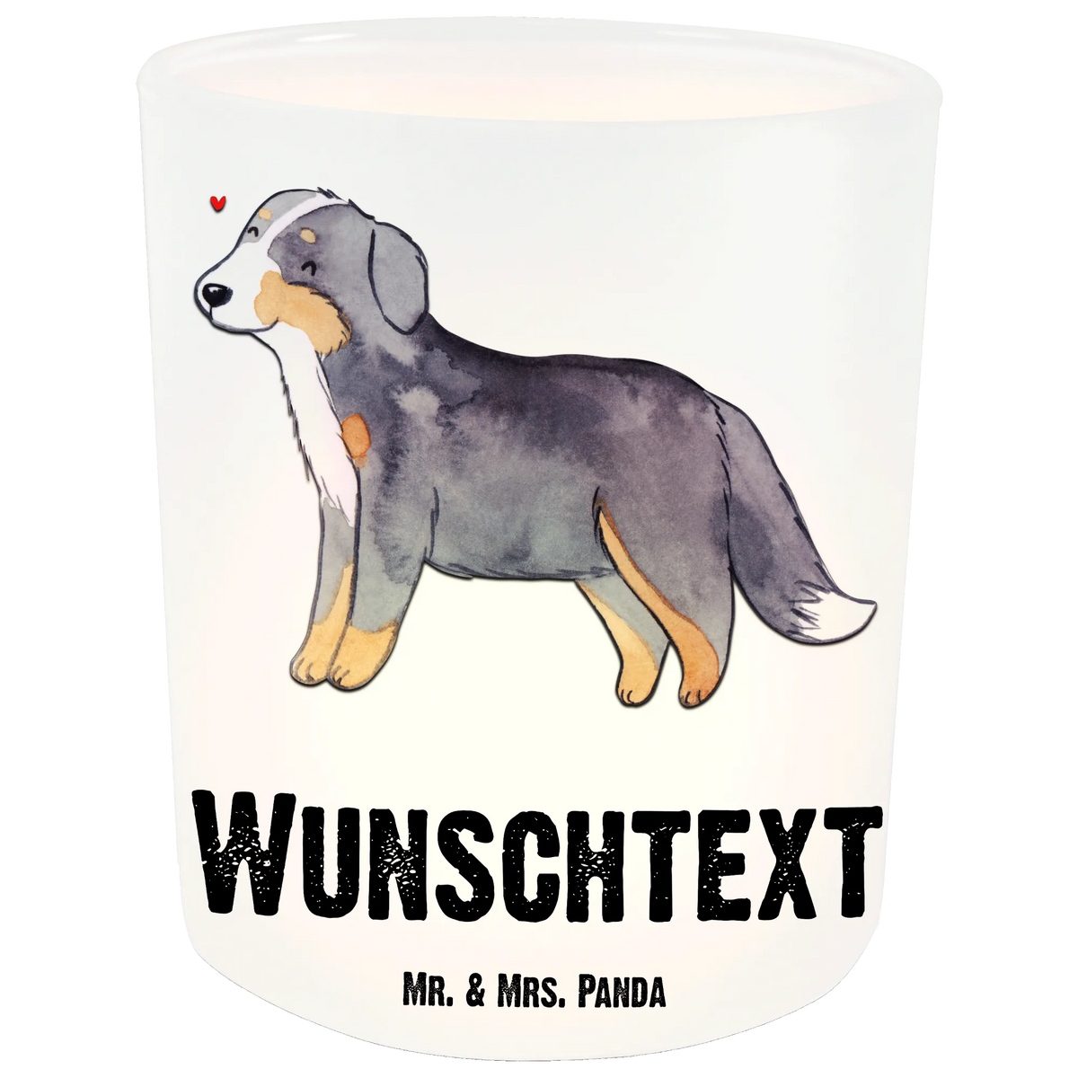 Personalised lantern Bernese Mountain Dog Lifesaver gift, animal lover, giving, dog breed, purebred dog, dog owner, puppy