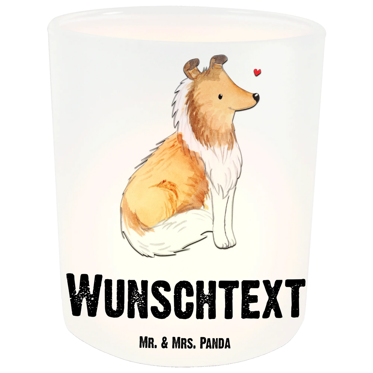 Personalised lantern Long-haired Collie Moment Dog, dog breed, purebred dog, dog owner, gift, animal lover, giving, puppy