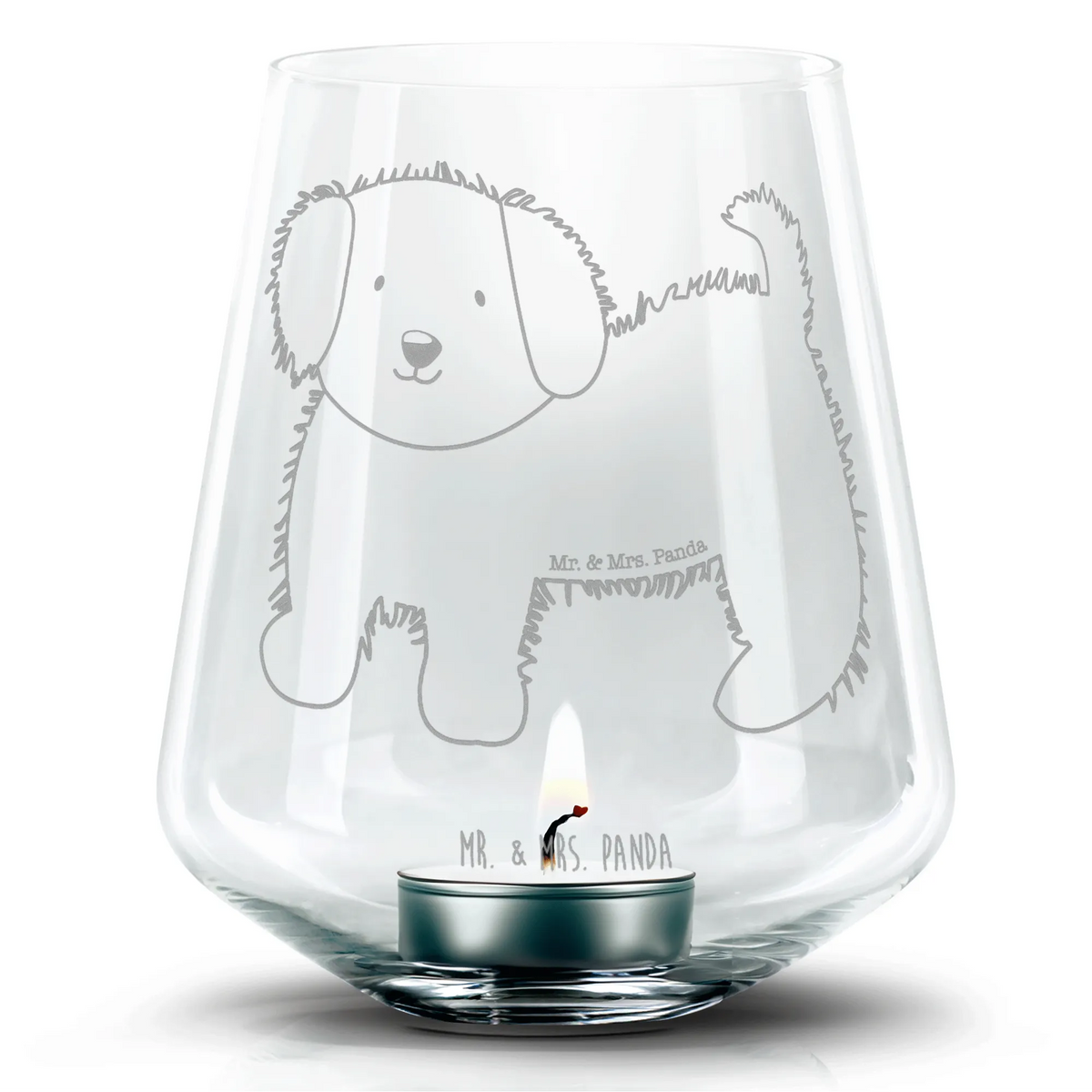 Engraved Wind Light Dog fluffy