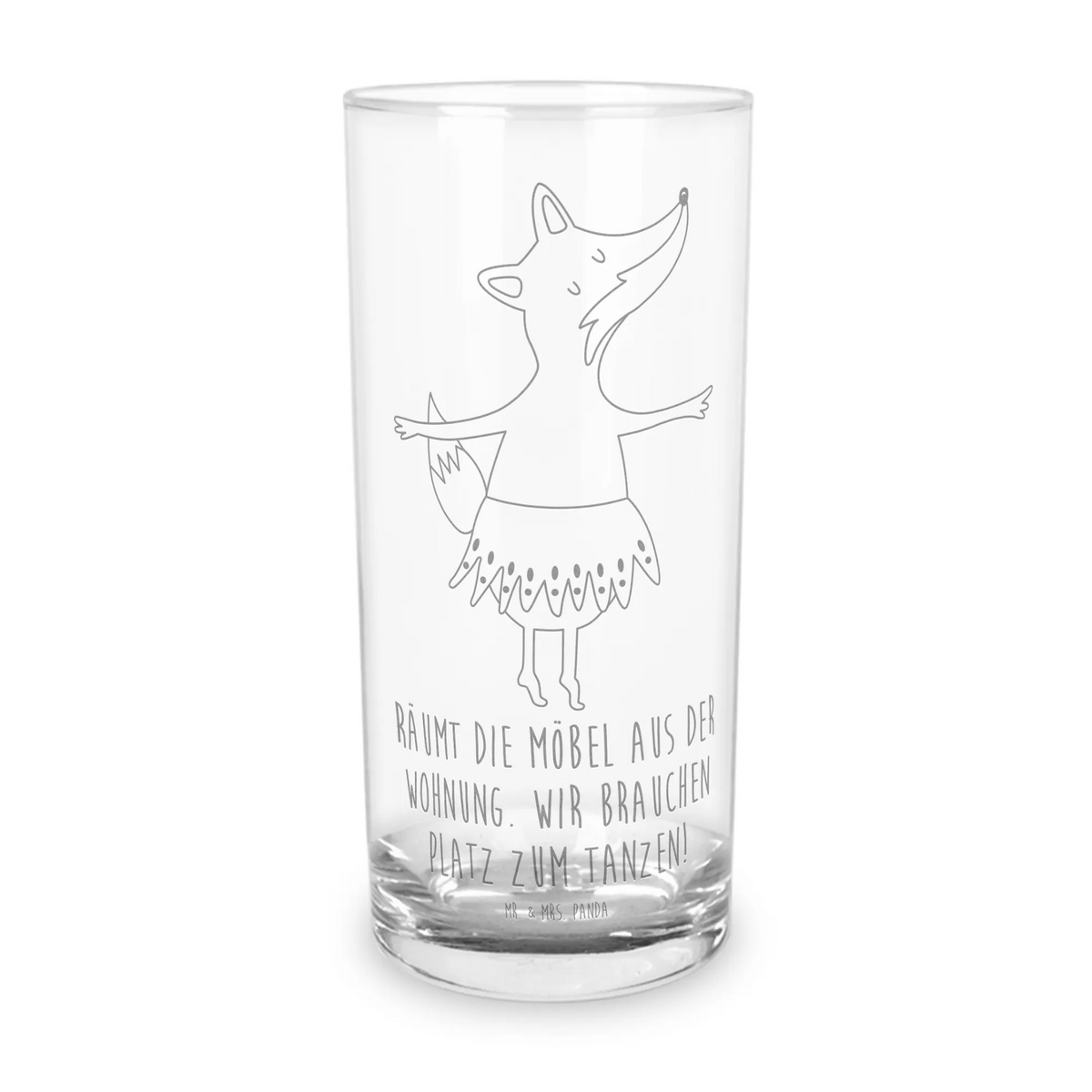 Wasserglas Fuchs Ballerina tischglas, Partyglas, Cocktailglas, Trinkbecher Glas, Trinkglas, Wasserbecher, Longdrinkglas, Saftglas, Alltagsglas, küchenglas, haushaltsglas, Wasserglas, Tumbler, getränkeglas, Geschenk Glas, Glasbecher, Glas, Panda Glas, Geschenkglas, Fuchs, Geburtstag, Tänzerin, Fuchs Spruch, Party, Ballett, Einladung, Ballerina, Füchsin, Füchse, Tanzen