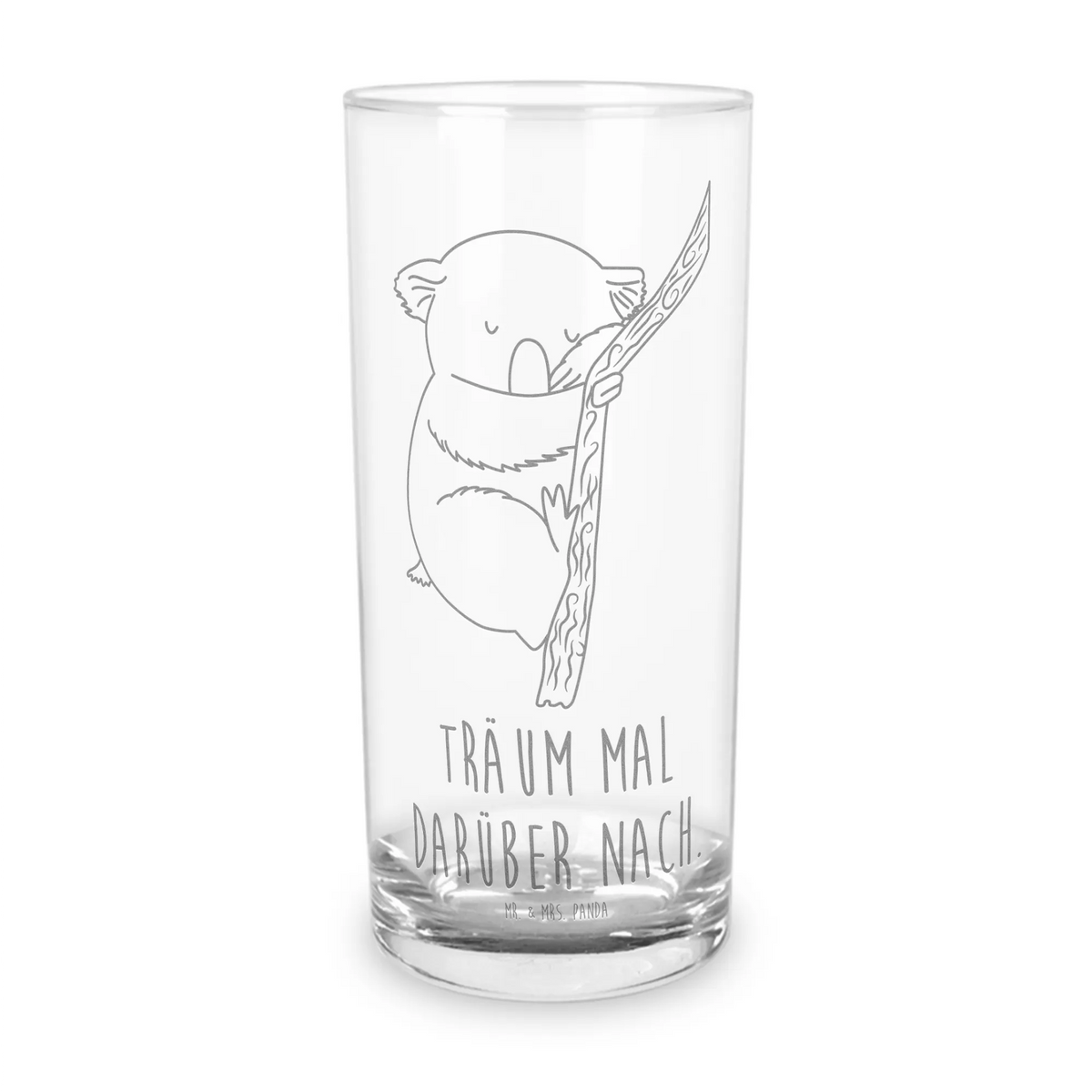 Wasserglas Koalabär Saftglas, Partyglas, Trinkbecher Glas, Glas, Panda Glas, Geschenk Glas, Cocktailglas, tischglas, Longdrinkglas, Trinkglas, Alltagsglas, getränkeglas, Wasserglas, küchenglas, Glasbecher, Geschenkglas, Tumbler, Wasserbecher, haushaltsglas, Tiere, Tiermotive, Lustige Sprüche, Gute Laune, schlafen, Traumland, Bär, Traum, Koala, Schlafzimmer, Koalabär, Träumen