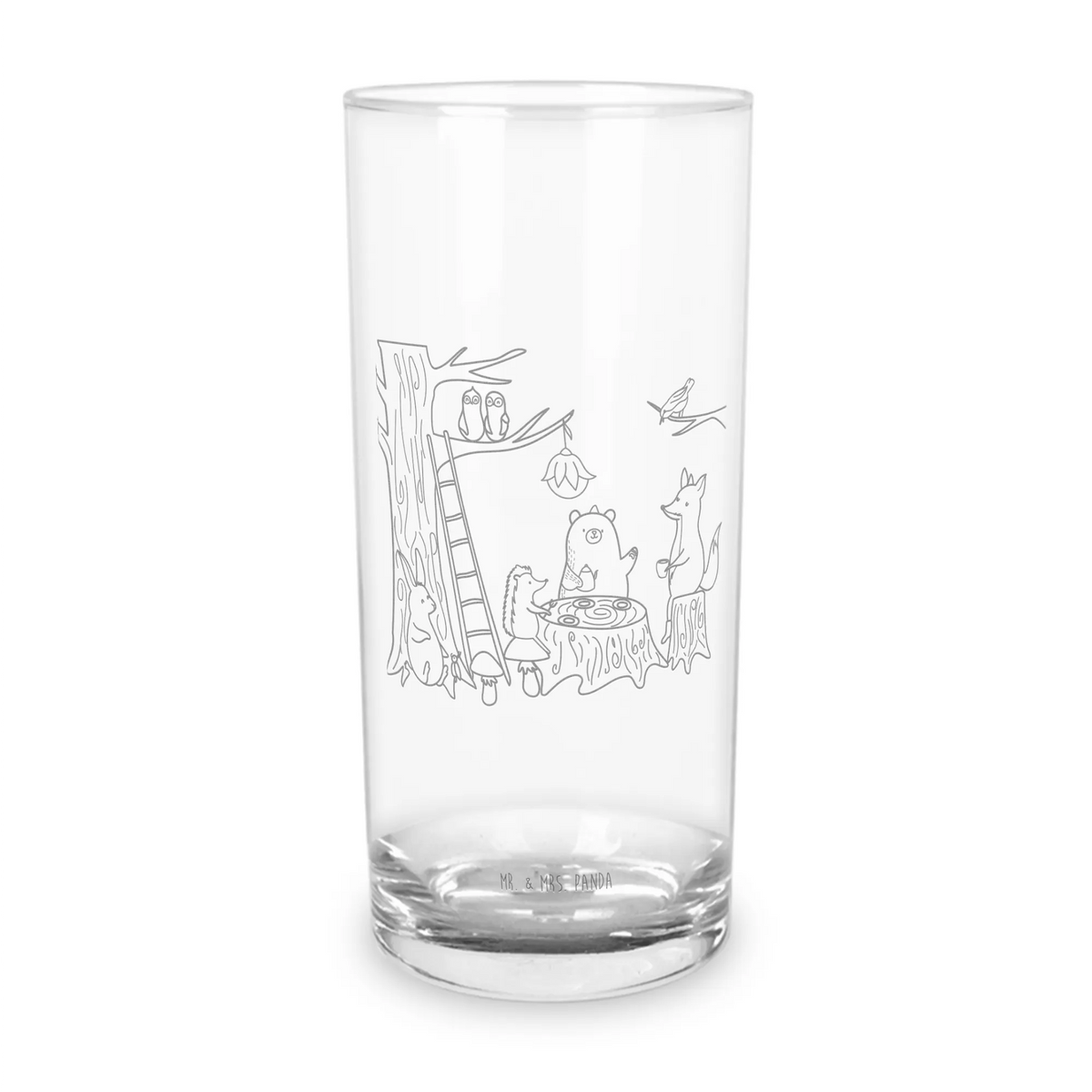 Wasserglas Waldtiere Picknick haushaltsglas, Longdrinkglas, tischglas, Tumbler, Wasserbecher, Trinkglas, Saftglas, Alltagsglas, getränkeglas, küchenglas, Geschenkglas, Glasbecher, Cocktailglas, Trinkbecher Glas, Partyglas, Geschenk Glas, Glas, Panda Glas, Wasserglas, Tiere, Tiermotive, Lustige Sprüche, Gute Laune, Eichhörnchen, Fuchs, Maus, Igel, Picknick, Hase, Waldtiere, Wald