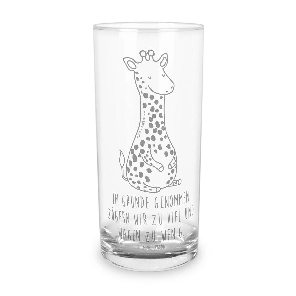 Wasserglas Giraffe Zufrieden Trinkbecher Glas, Geschenkglas, Glas, Panda Glas, Saftglas, Geschenk Glas, tischglas, Partyglas, Wasserbecher, Alltagsglas, Wasserglas, Trinkglas, haushaltsglas, küchenglas, Longdrinkglas, Glasbecher, Cocktailglas, Tumbler, getränkeglas, Afrika, Wildtiere, Giraffe, Zufrieden, Glück, Abenteuer