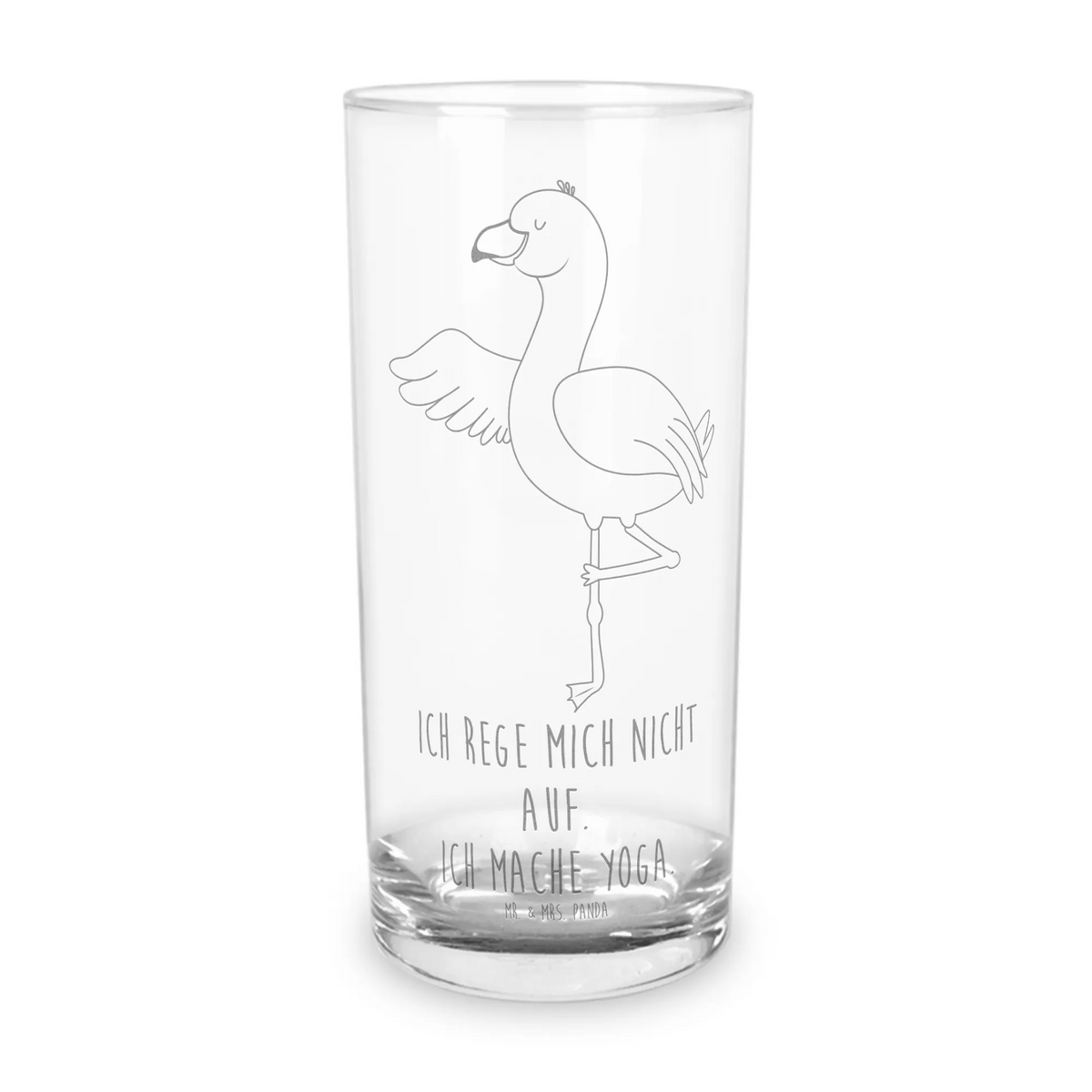 Water Glass flamingo yoga Panda Glas, Glasbecher, Geschenkglas, getränkeglas, Wasserbecher, Trinkglas, Cocktailglas, Geschenk Glas, Alltagsglas, Trinkbecher Glas, Partyglas, Wasserglas, Tumbler, Glas, tischglas, haushaltsglas, Saftglas, Longdrinkglas, küchenglas, Flamingo, Vogel, Ärger, Tiefenentspannung, Yoga-Übung, Entspannung, Namaste, Aufregen, Yoga, Achtsamkeit